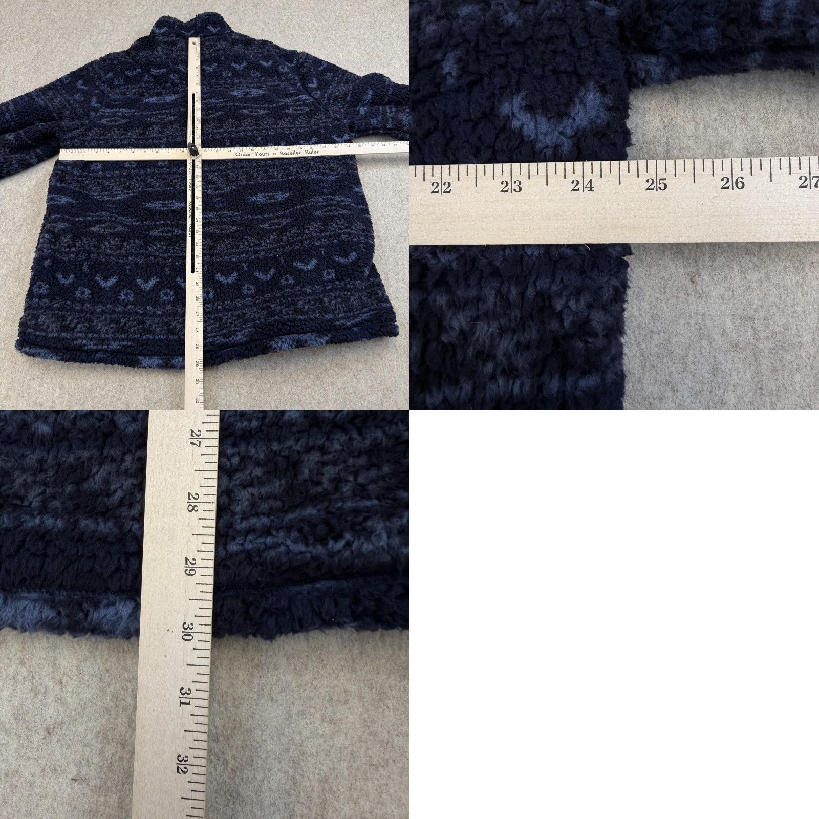 Vintage Alpine Sherpa Sweater Mens 2XL Blue Sherpa Fleece 1/4 Zip Pullover Mock Neck Casual 2XL Mens Sweater Blue Alpine Sherpa Size US XXL / EU 58 / 5 - 9 Thumbnail