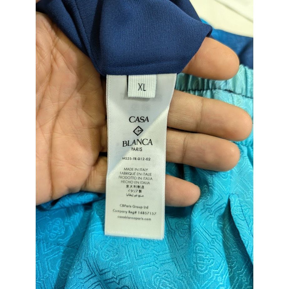 Casablanca o1rshd1 DUP / Drawstring Silk Shorts in Gradient Size US 36 / EU 52 - 16 Thumbnail
