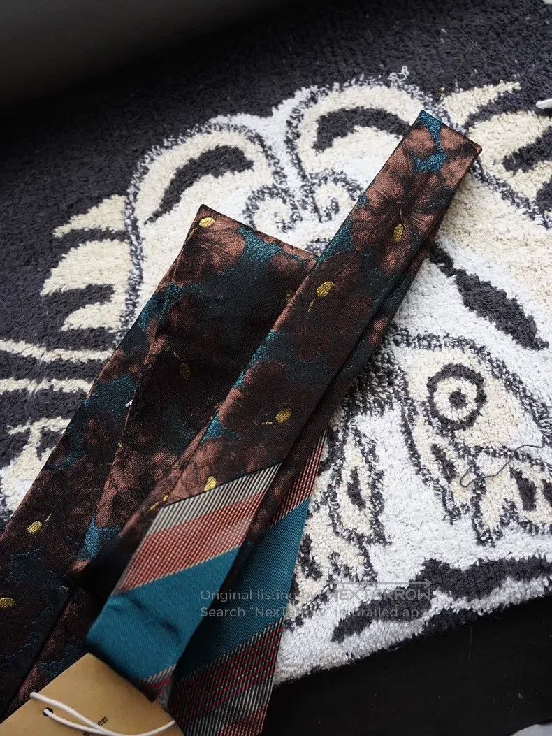 Dries Van Noten Dries Van Noten Floral Tie Size ONE SIZE - 4 Thumbnail