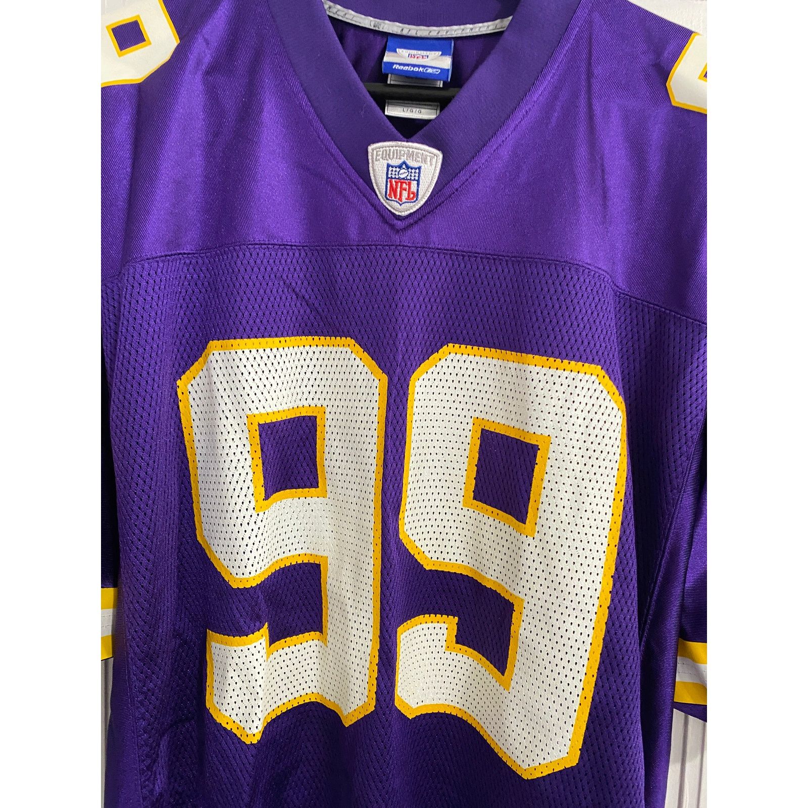 Reebok Throwback Erasmus James Minnesota Vikings Jersey Size Large Size US L / EU 52-54 / 3 - 4 Thumbnail