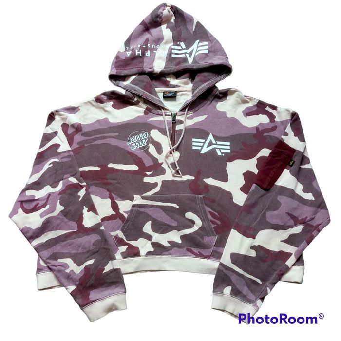 Alpha industries camouflage on sale hoodie