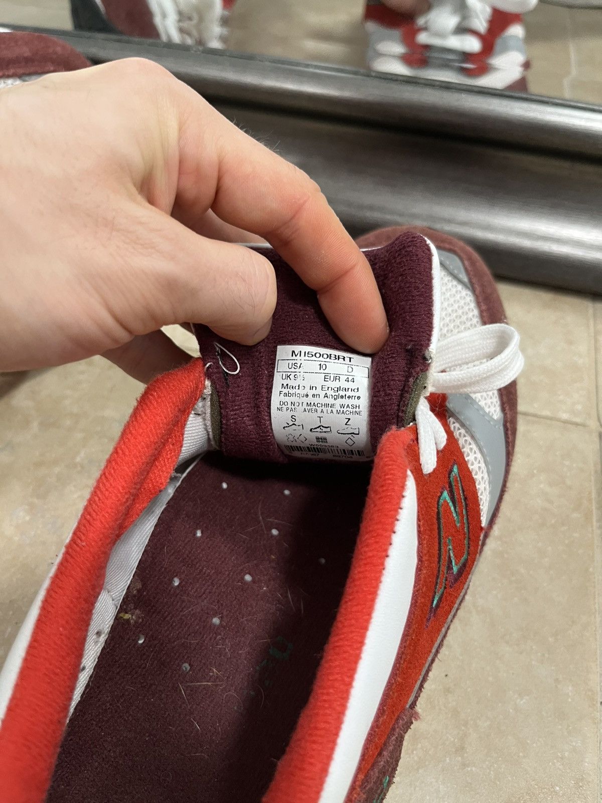 New Balance New Balance 1500 made in uk contradiction pack burgundy rare Size US 10 / EU 43 - 2 Thumbnail