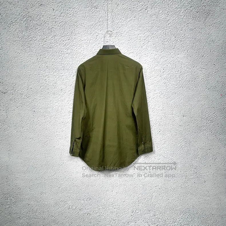 Dior Dior Dark green logo-free simple long-sleeved shirt Size US XXS / EU 40 - 2 Thumbnail