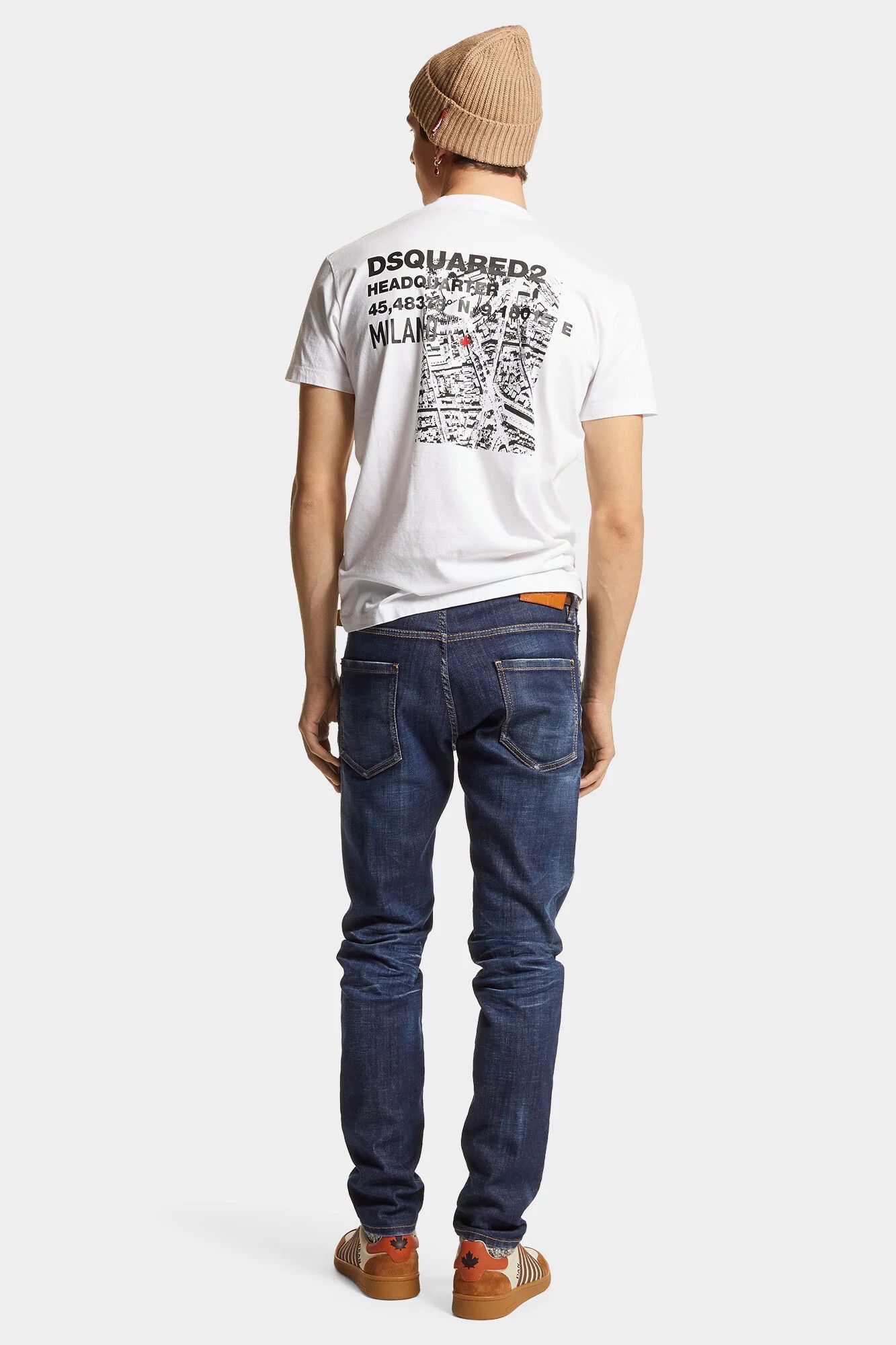 Dsquared2 o1mle0126 Dark Clean Wash Cool Guy Jeans in Navy blue Size US 30 / EU 46 - 4 Thumbnail