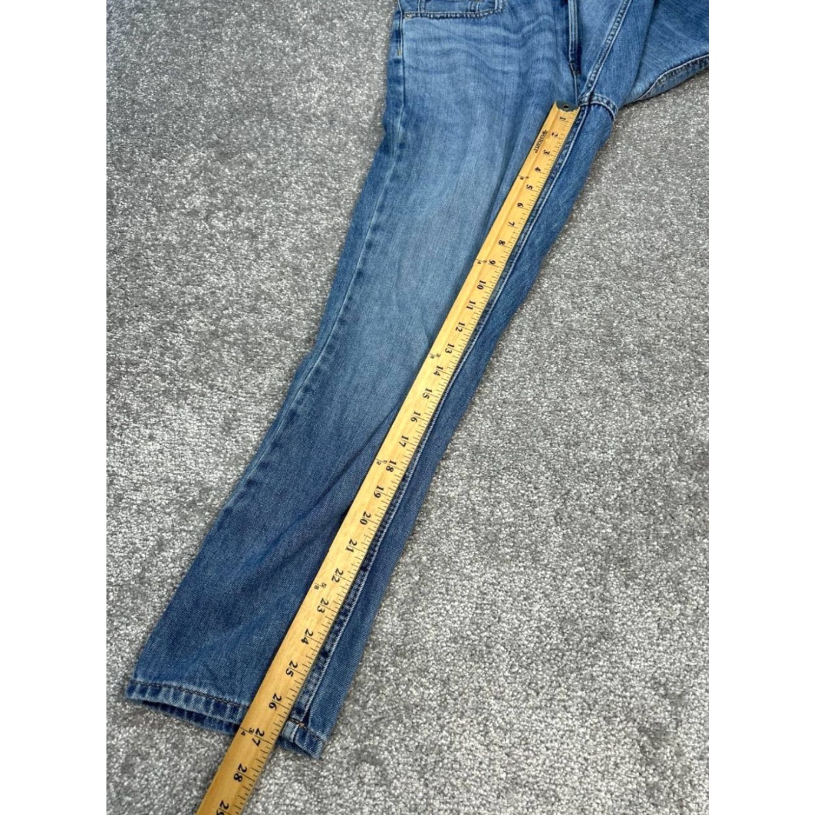 Everlane Everlane The Summer Jeans Women 26 Blue Denim Cotton Mid Rise Straight Leg 30x27 Size 26" / US 2 / IT 38 - 5 Thumbnail
