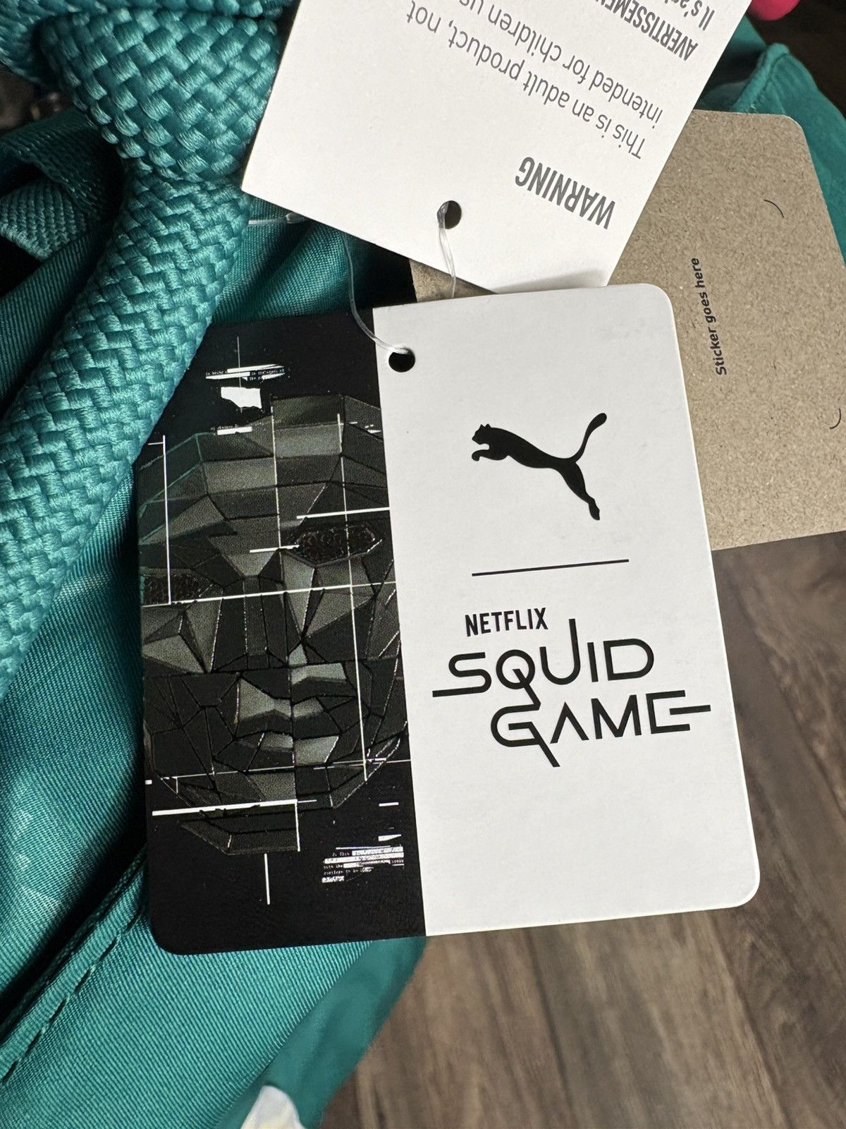 Puma PUMA X SQUID GAME BACKPACK - GREEN / 090918-02 Size ONE SIZE - 7 Thumbnail