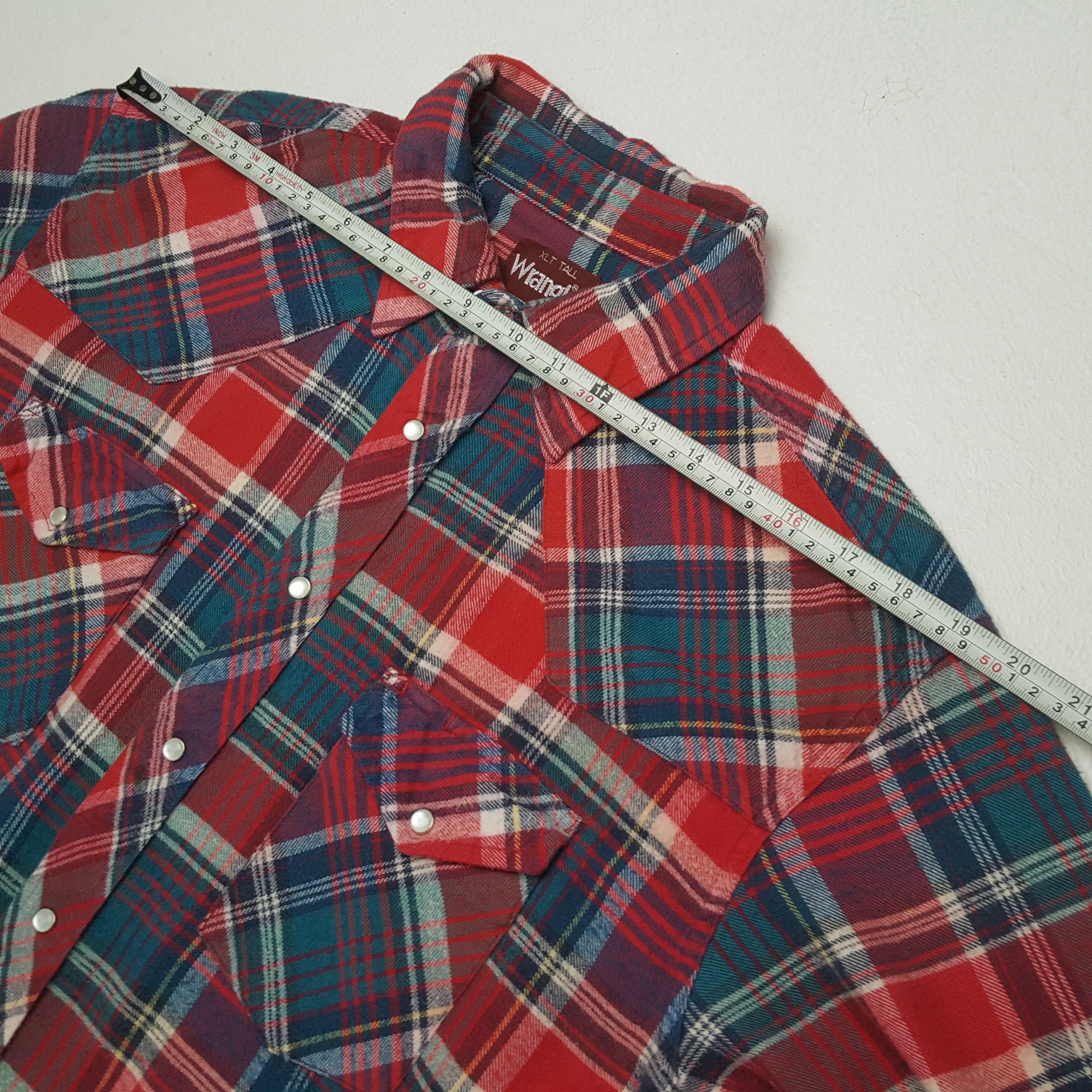 Vintage × Wrangler Vintage WRANGLER American Classic Style Multicolour Shirts Size US XL / EU 56 / 4 - 4 Thumbnail