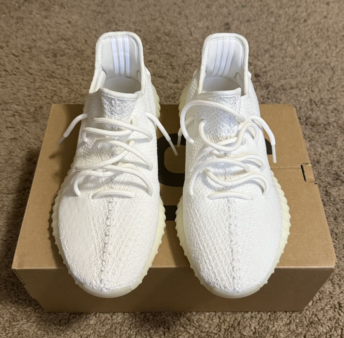 Yeezy Adidas Yeezy Boost 350 V2 “Cream” Size US 10 / EU 43 - 1 Thumbnail