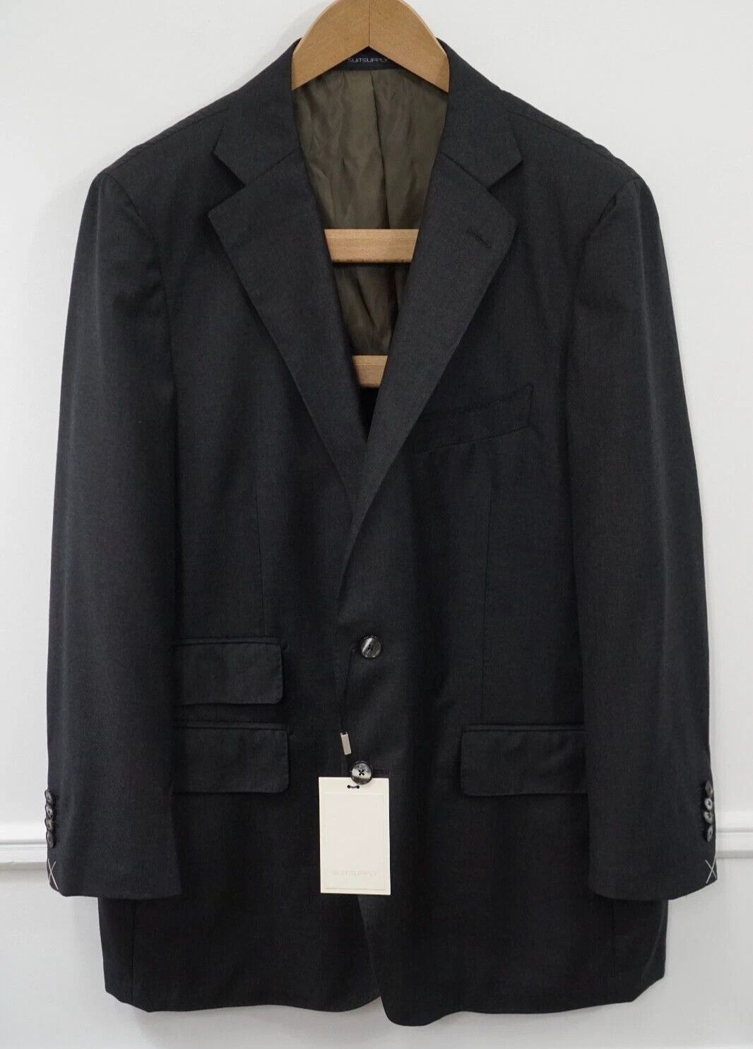 Suitsupply Men Suitsupply Blazer La Spalla Grey Vitale Barberis US50S Size 50S - 1 Thumbnail