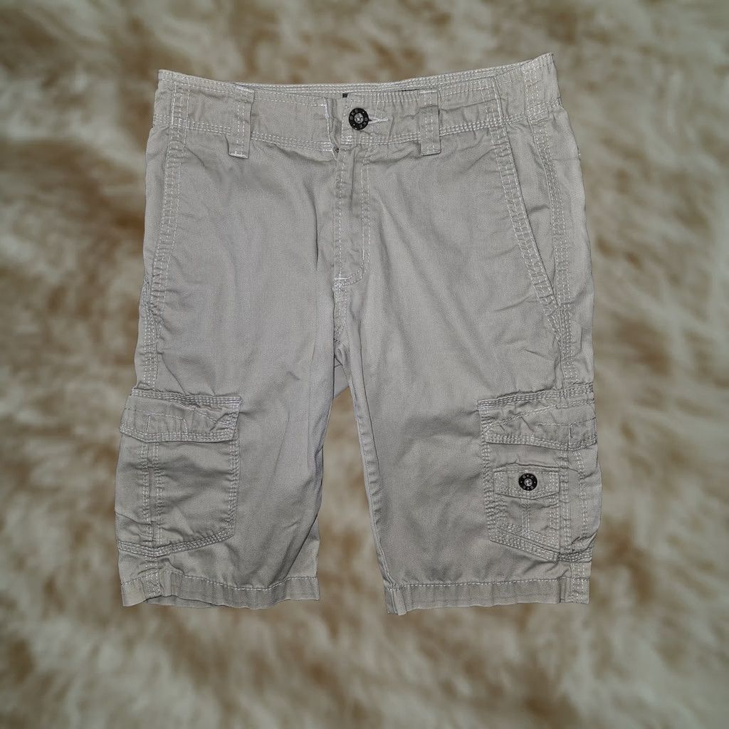 BKE BKE Cargo Shorts Mens 29 Beige Khaki Clyde Standard Fit Utility Pockets Casual Size US 29 - 1 Thumbnail