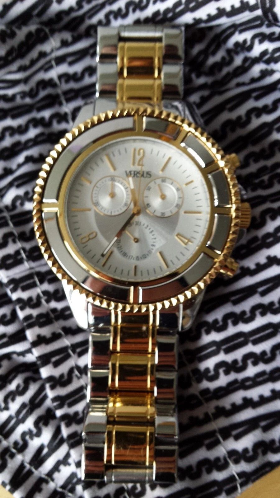Versus Versace Versus Versace Men's Watch (Silver/Gold) Size ONE SIZE - 1 Thumbnail