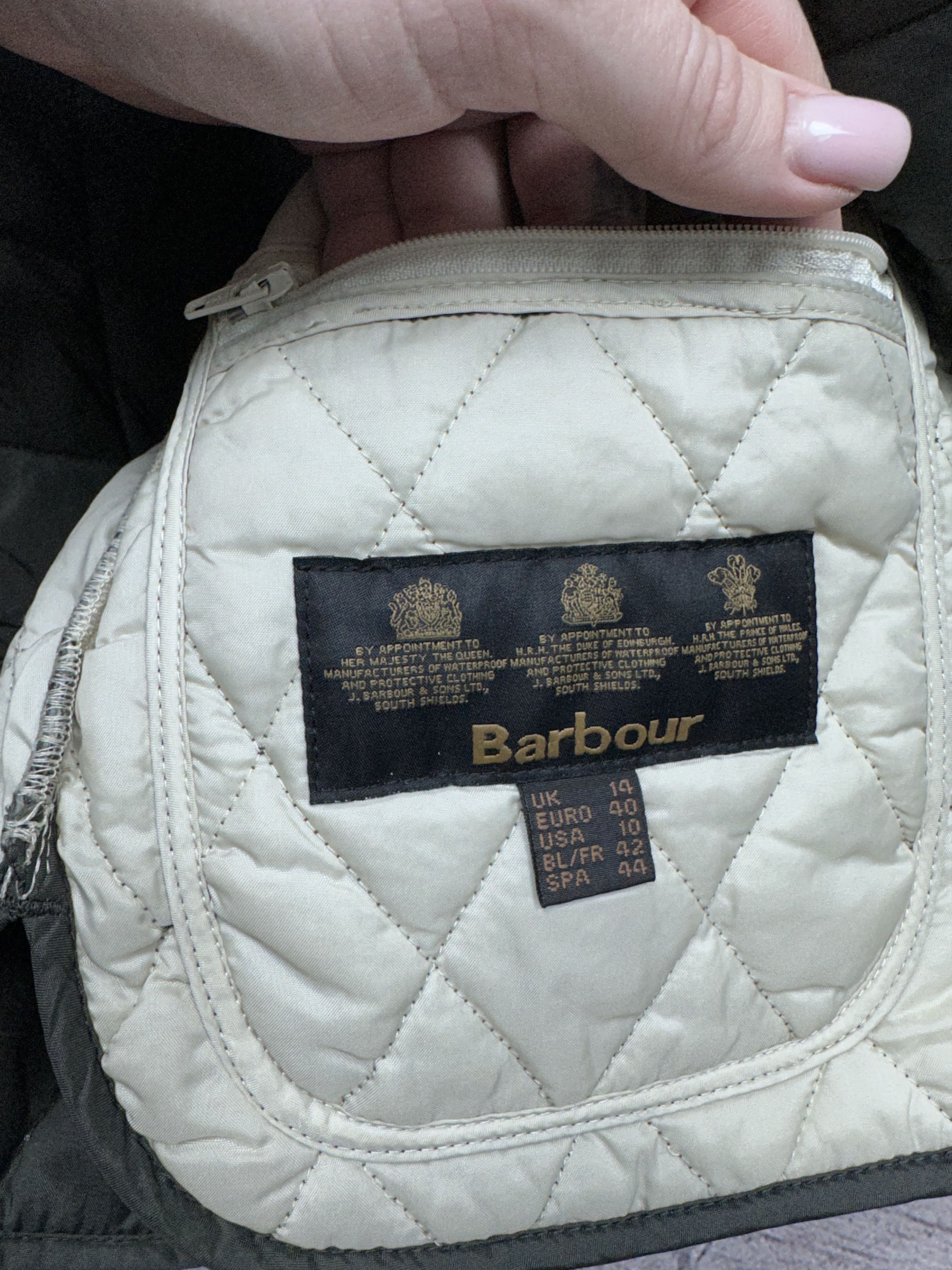 Barbour Barbour Womens Shaped Liddesdale Quilted Jacket Size L / US 10 / IT 46 - 6 Thumbnail