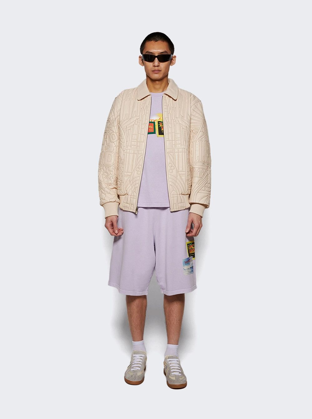 Martine Rose o1mle0226 Logo Shorts in Purple Size US 32 / EU 48 - 5 Thumbnail