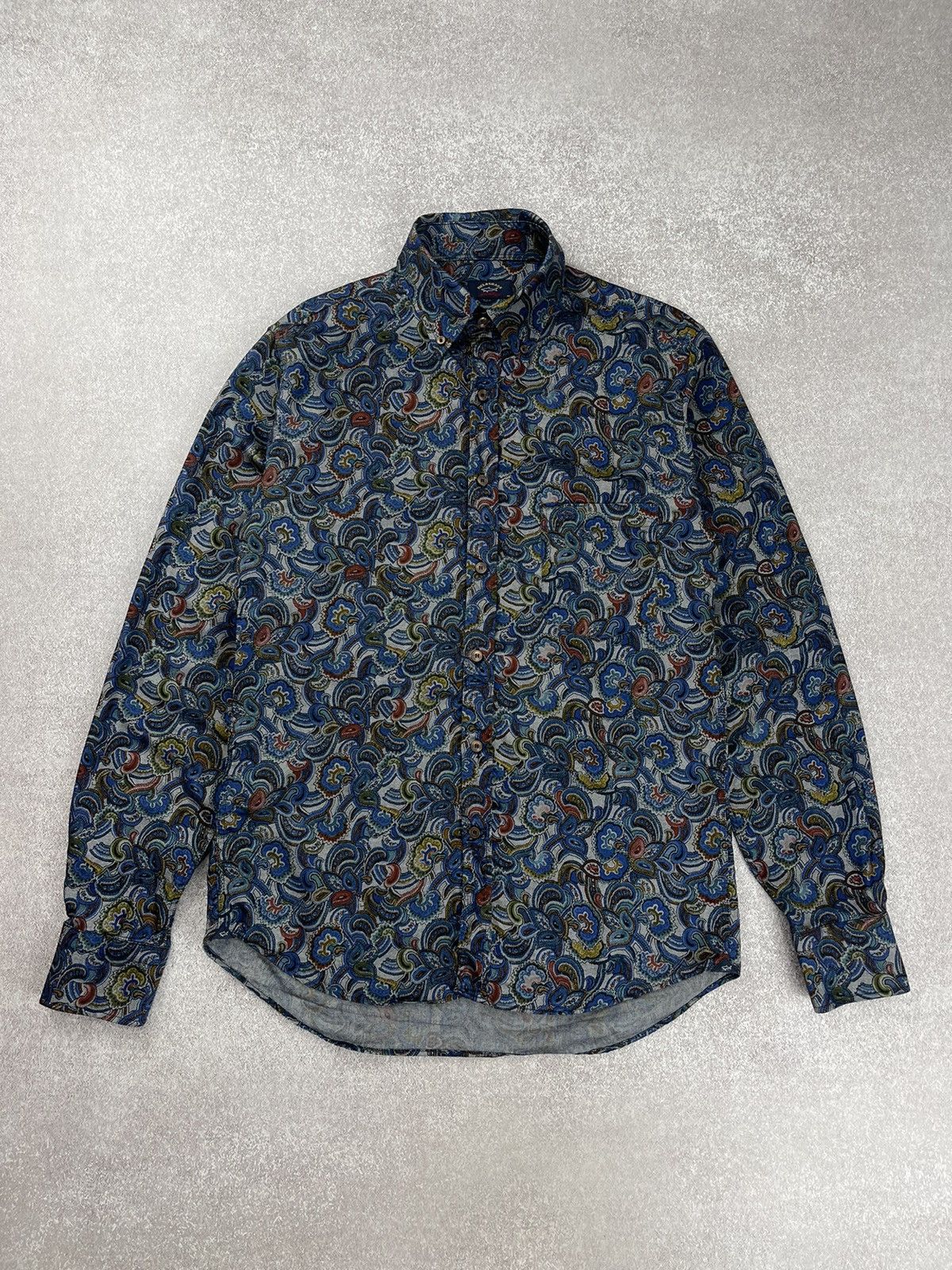 Paul & Shark Paul & Shark Printed Shirt Men’s Size US S / EU 44-46 / 1 - 1 Thumbnail