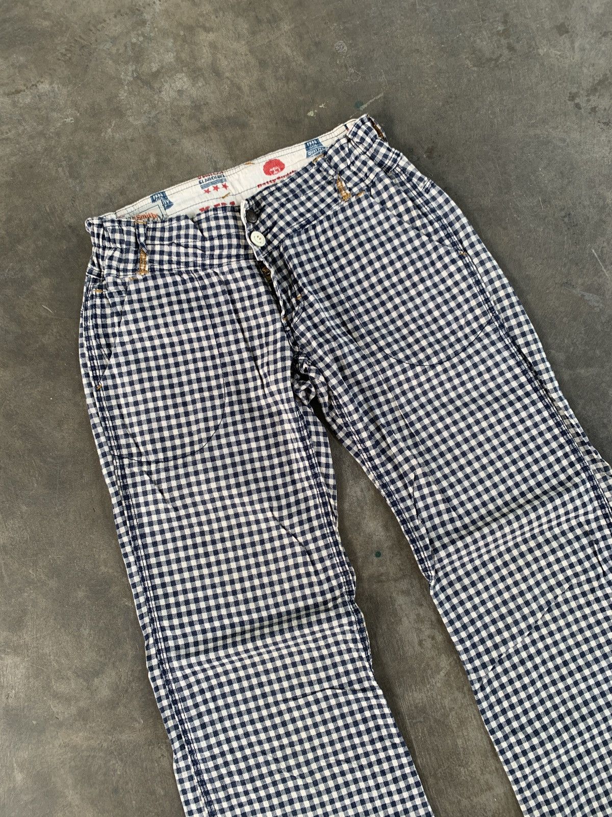 Japanese Brand Betty smith checkered unique pants Size 28" / US 6 / IT 42 - 5 Thumbnail