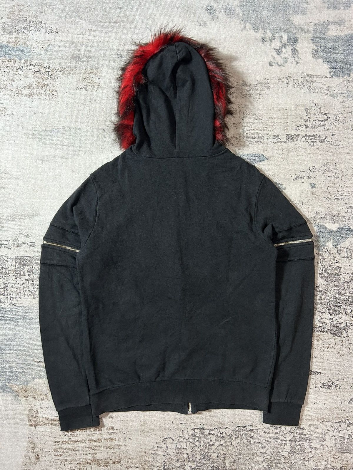 Beauty Beast × If Six Was Nine × Japanese Brand Undefined Japan Faux Fur Hoodie Zip Lgb Style Size US L / EU 52-54 / 3 - 4 Thumbnail
