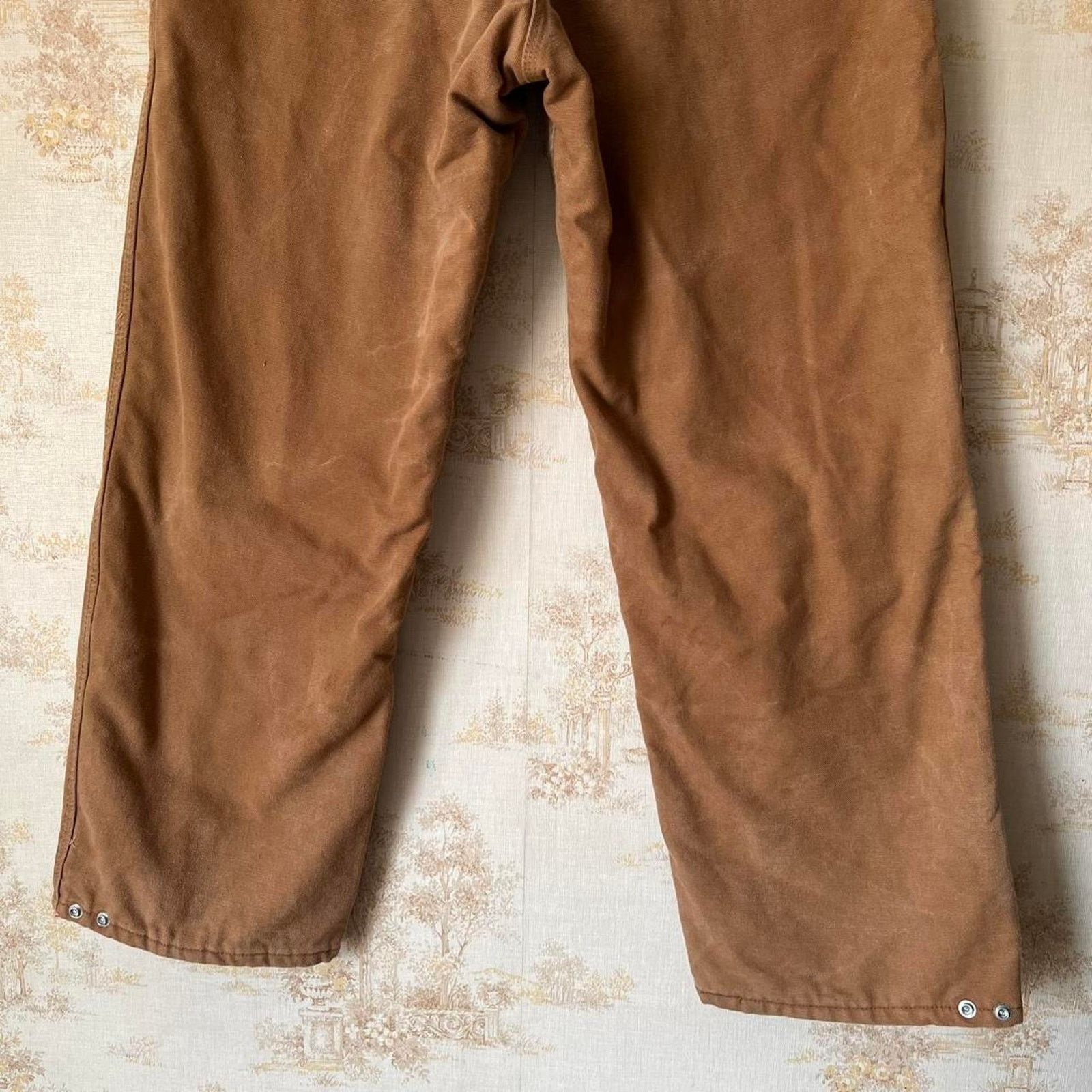 Carhartt Carhartt Insulated Duck Canvas Pants | Flannel Lined | 36x30 Size US 36 / EU 52 - 7 Thumbnail