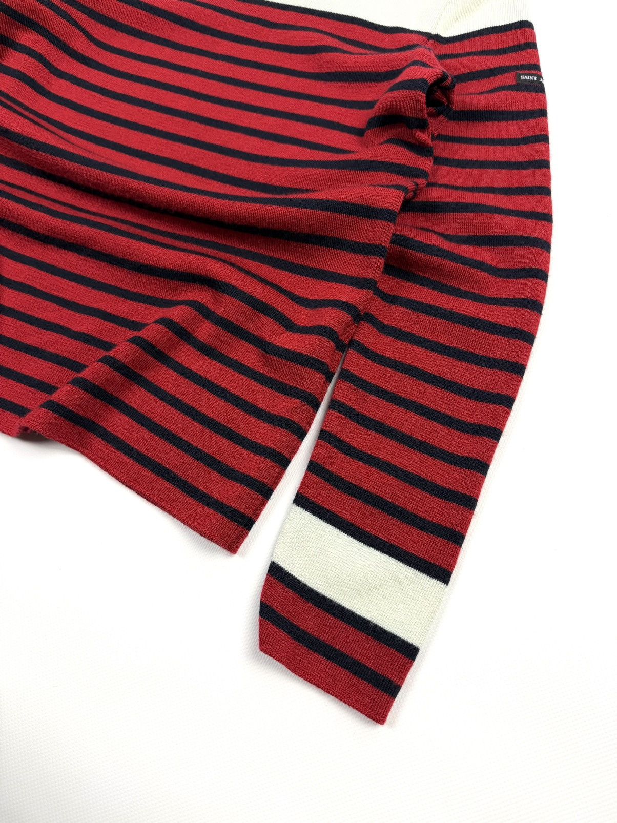 Saint James Saint James Striped Multicolor Wool Knit Sweater Women’s Size XS / US 0-2 / IT 36-38 - 7 Thumbnail
