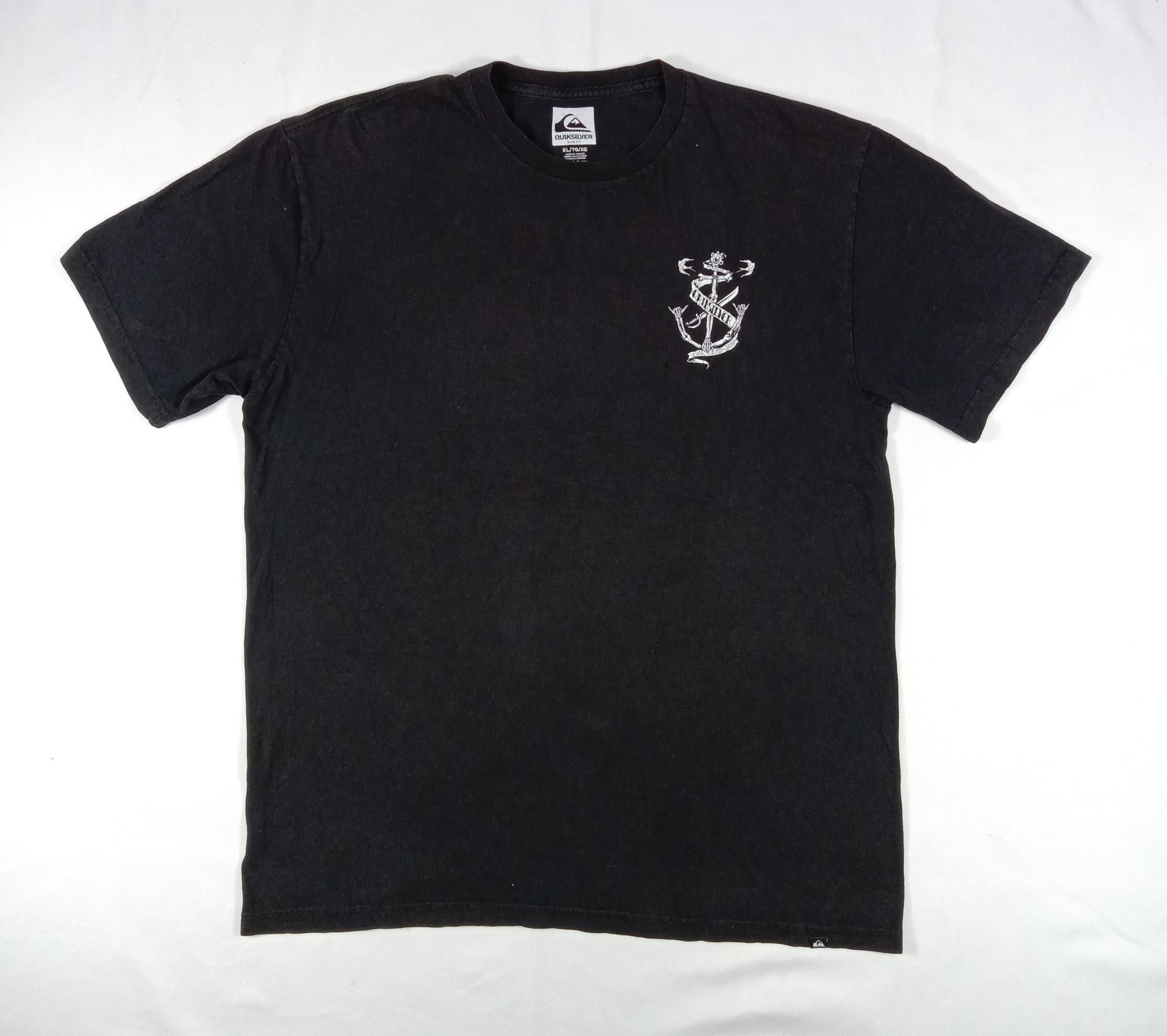 Quiksilver Vintage Quiksilver Cross Bone "Till Death Surf" T Shirt Size US XL / EU 56 / 4 - 5 Thumbnail