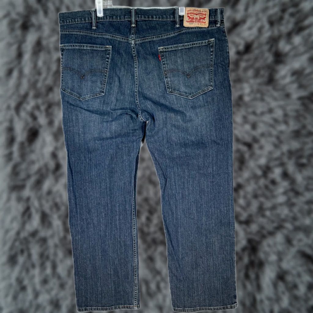 Levi's Levi’s 559 Mens Jeans 42 x 30 Blue Denim High Rise Straight Leg 100% Cotton Size US 42 / EU 58 - 1 Thumbnail