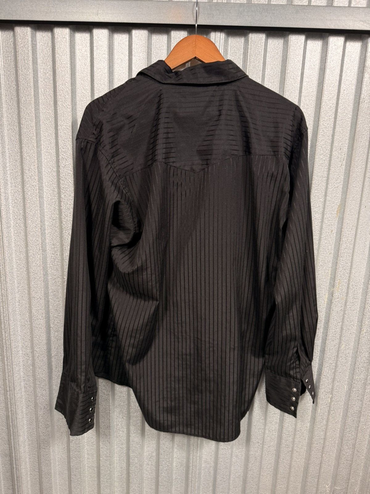 Wrangler Vintage Wrangler Pearlsnap Western Button Up Pinstripe Shirt Size US L / EU 52-54 / 3 - 6 Thumbnail