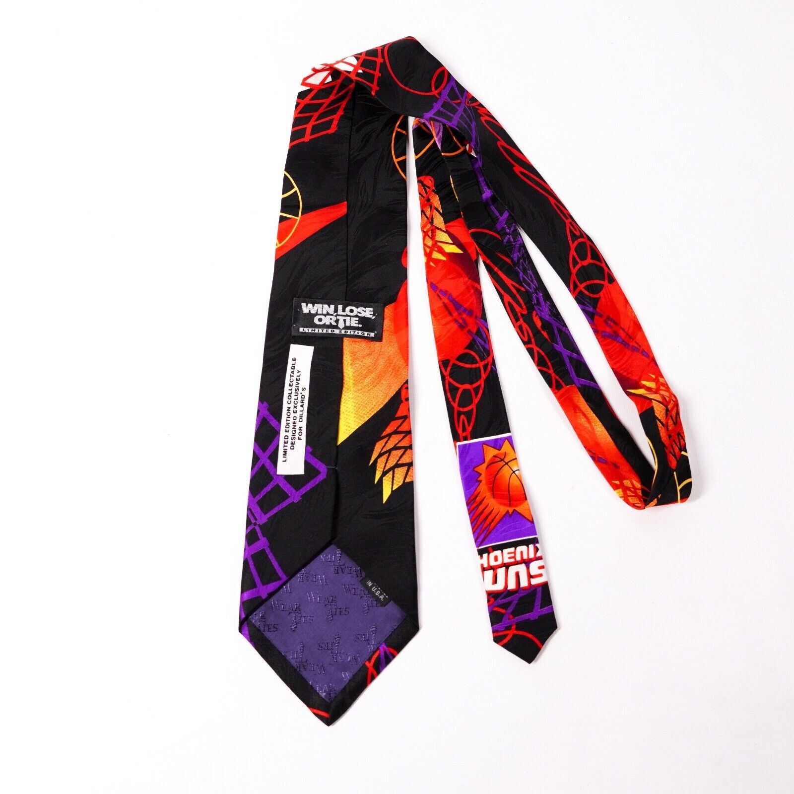 NBA VTG Phoenix Suns NBA Finals Basketball Silk Neck Tie Size ONE SIZE - 4 Thumbnail