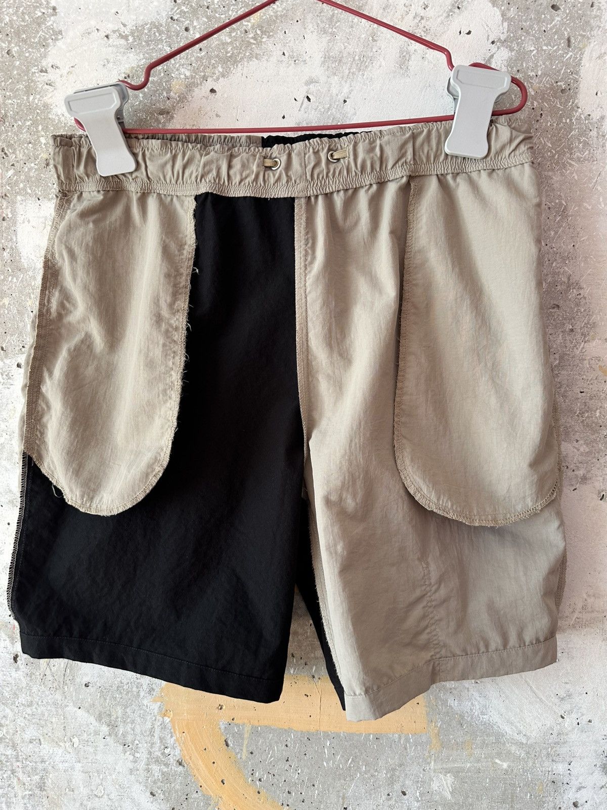 Patta Patta Double Colour Black Beige Swim Summer Shorts Size US 32 / EU 48 - 5 Thumbnail