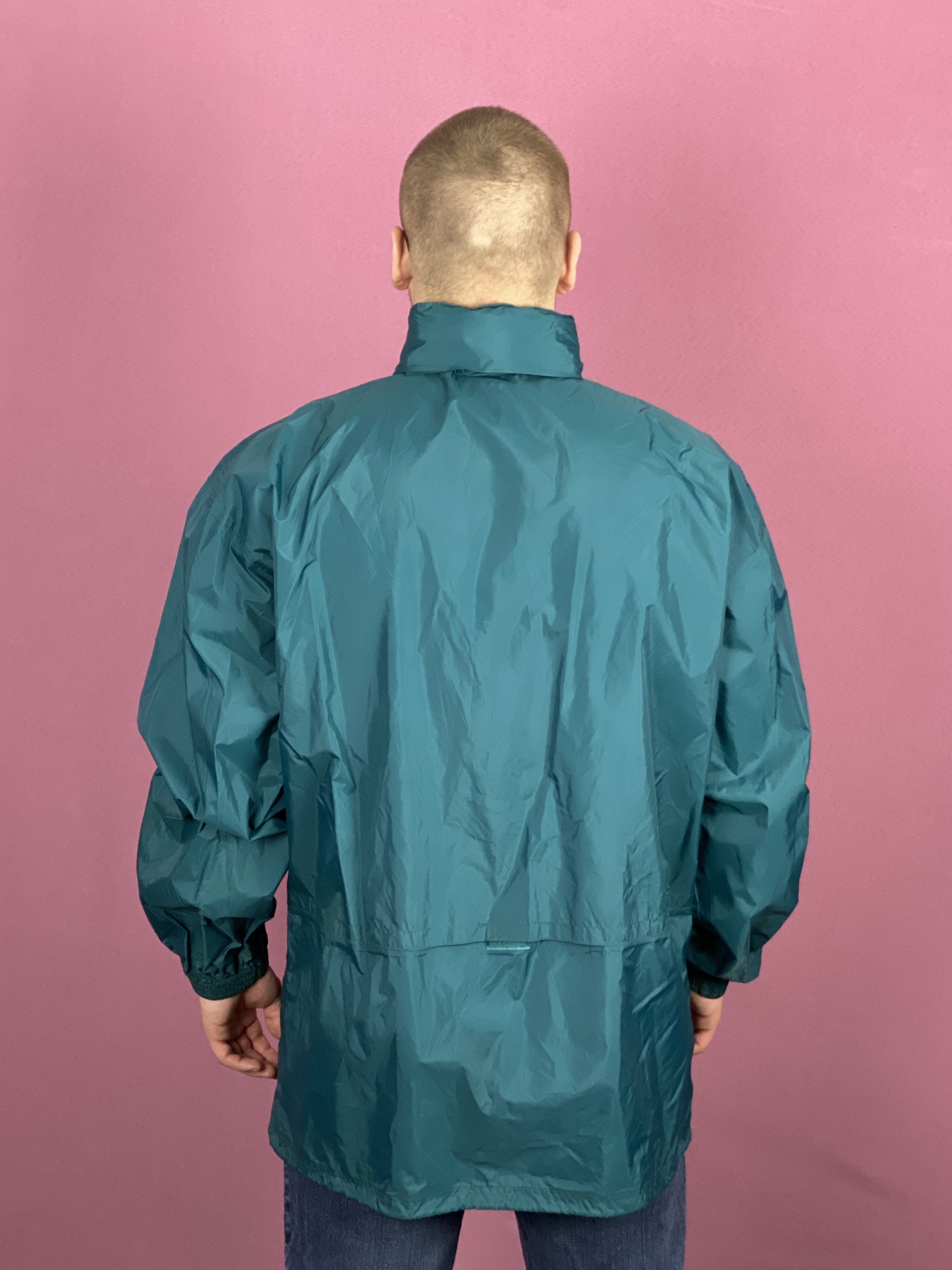 Puma × Vintage 80s Puma Vintage Men's Rain Jacket - Size L Raincoat Size US L / EU 52-54 / 3 - 3 Thumbnail
