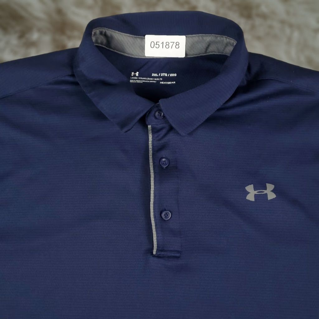 Under Armour Under Armour Polo Shirt Mens 2XL Blue Golf Casual Short Sleeve Polo Shirt Mens Blue 2XL Golf Casual Short Sleeve Under Armour Size US XXL / EU 58 / 5 - 1 Thumbnail