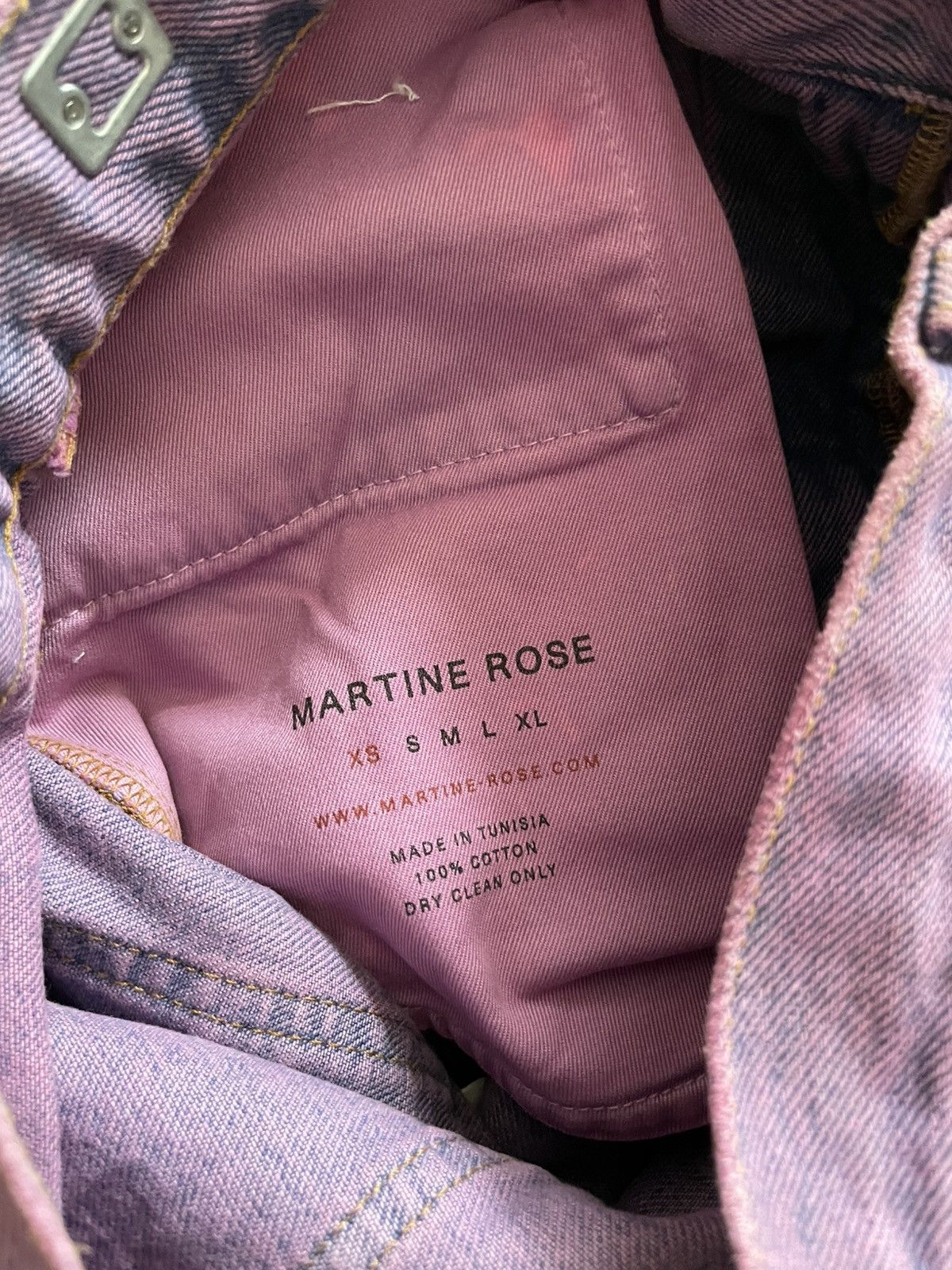 Martine Rose Martine rose purple washed jeans Size US 29 - 7 Thumbnail