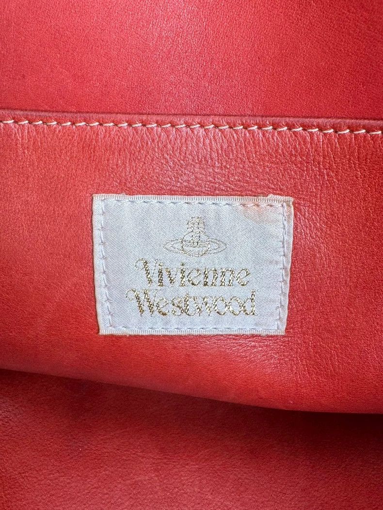 Vivienne Westwood Vivienne Westwood size os Orange leather tote bag Size ONE SIZE - 7 Thumbnail