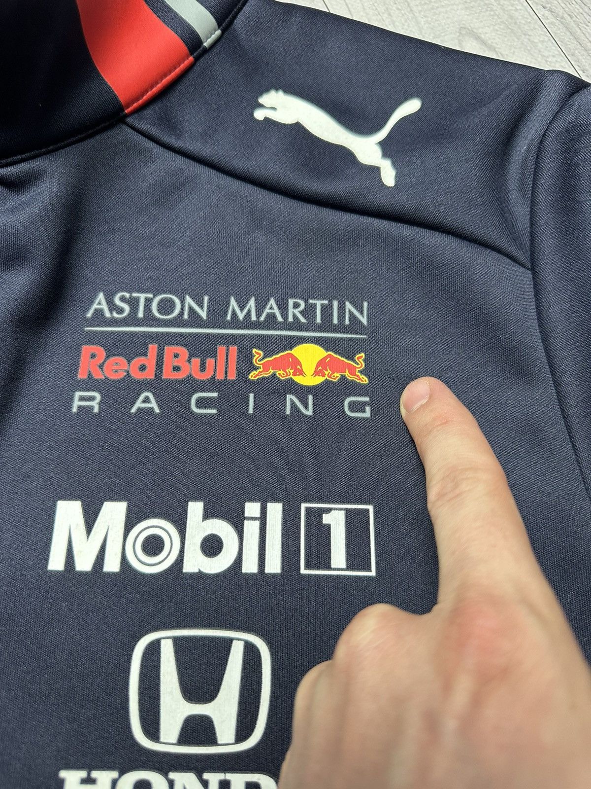 Puma Racing jacket Red Bull multi logo Aston Martin Honda S