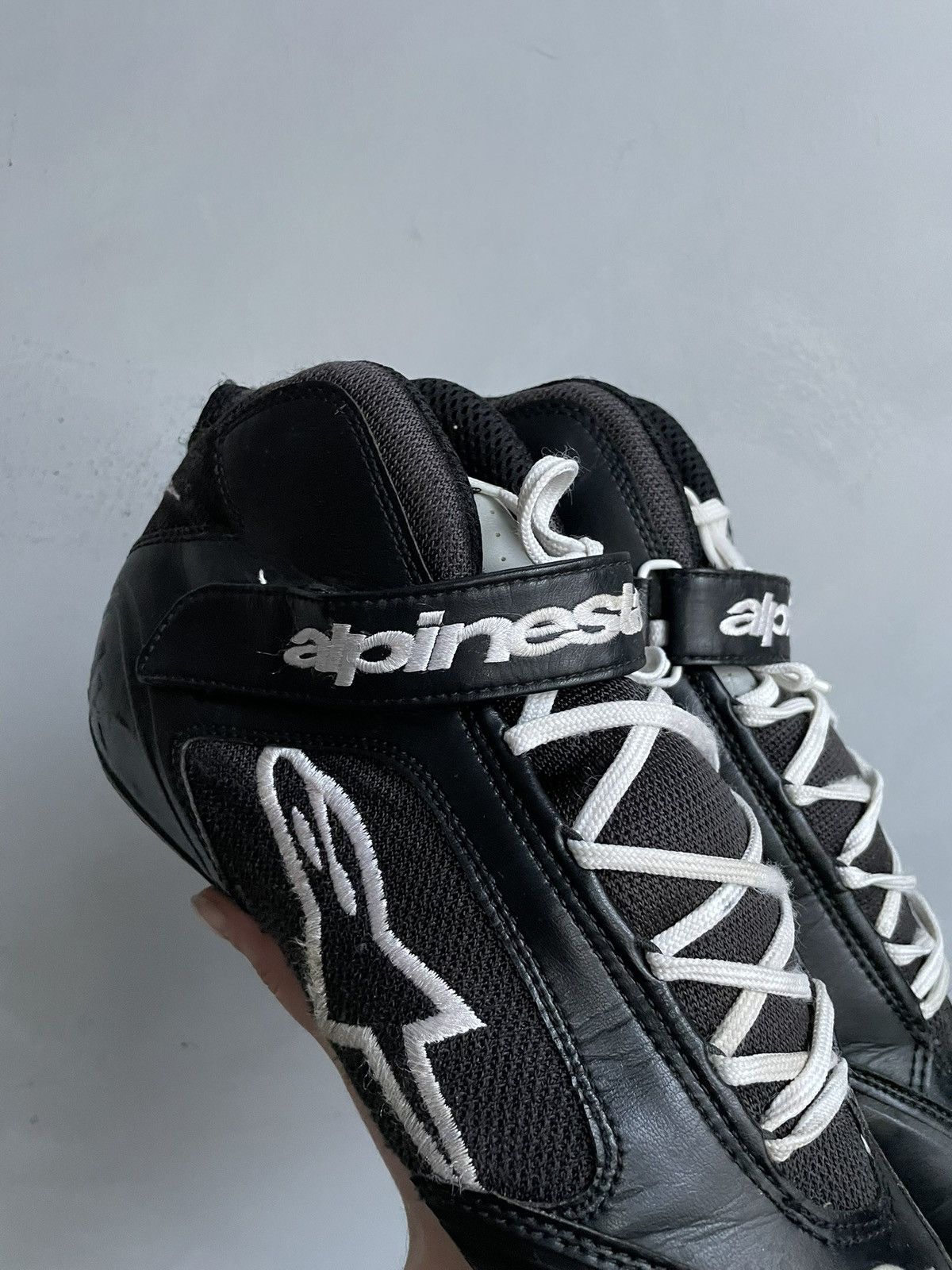 Hedi Slimane Alpinestars Black moto racing Sneakers balenciaga style y2k Size US 8 / EU 41 - 3 Thumbnail