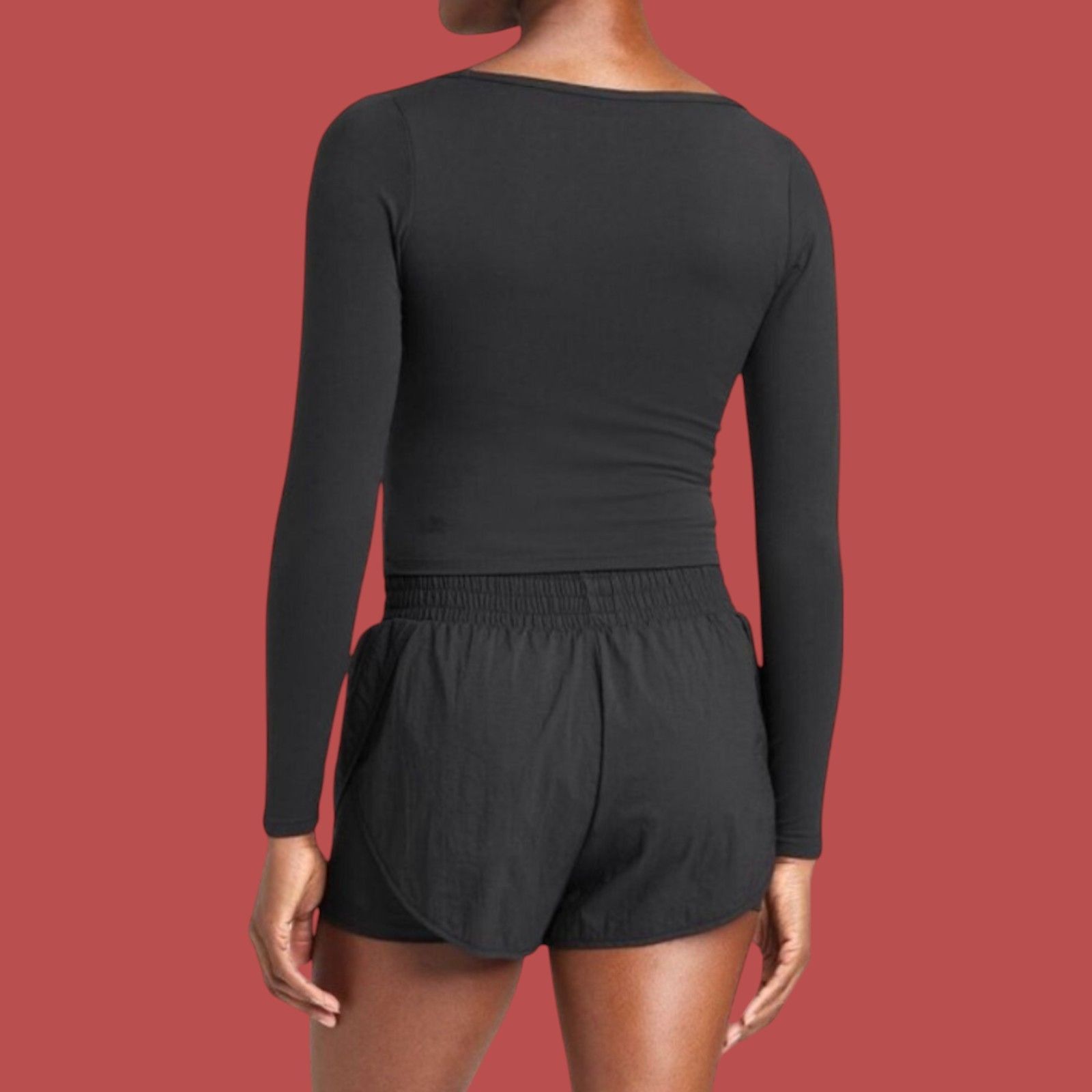 Other All In Motion - Women's Everyday Soft Long Sleeve Top - Blac Size XL / US 12-14 / IT 48-50 - 2 Thumbnail