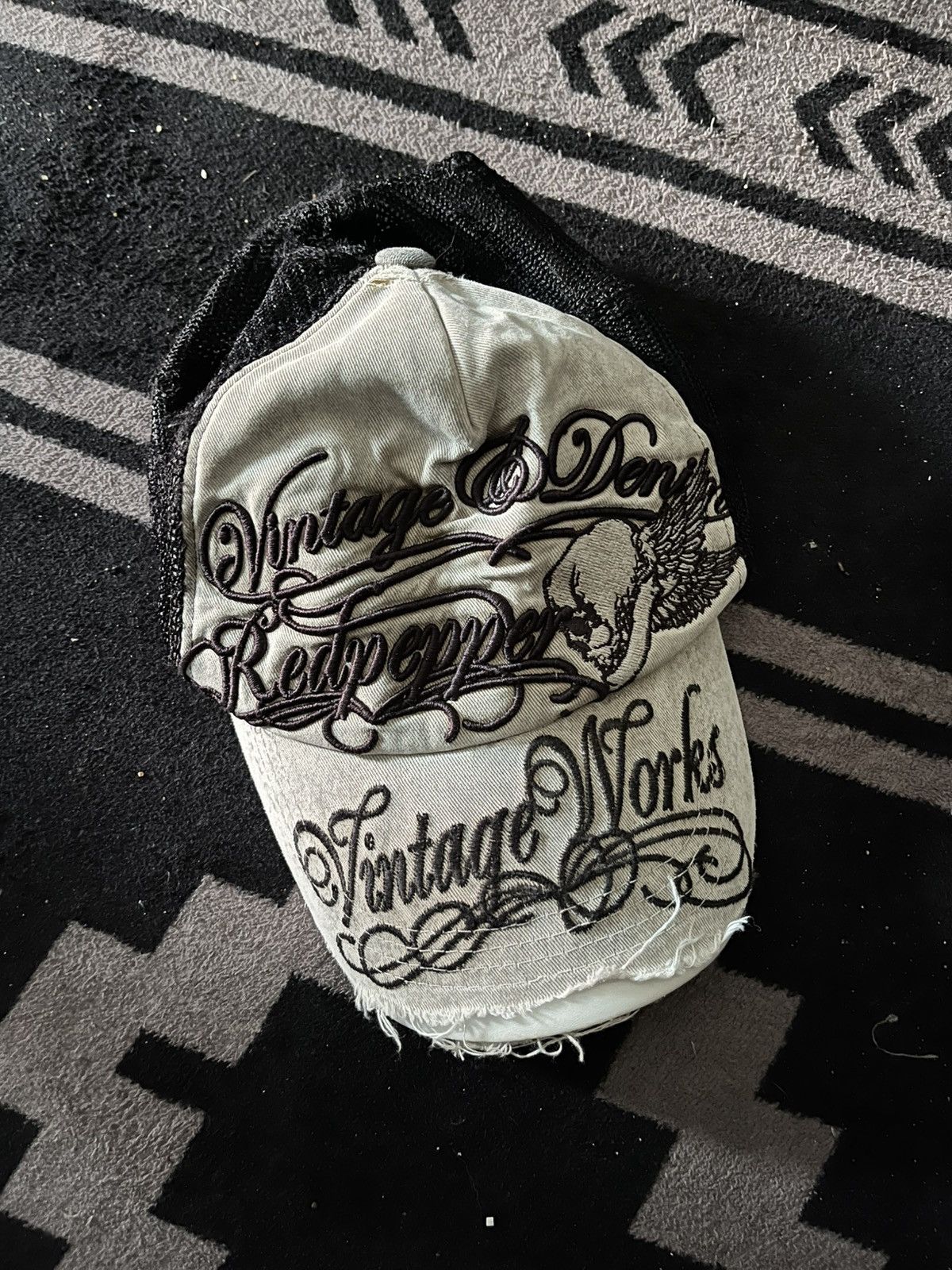 Hysteric Glamour Vintage red pepper destroyed trucker hats Size ONE SIZE - 1 Thumbnail