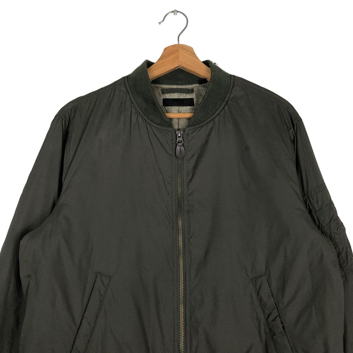 Japanese Brand 🔥VINTAGE BOMBER JACKET MILITARY DESIGN UNIQLO ISSEY MIYAKE Size US L / EU 52-54 / 3 - 3 Thumbnail