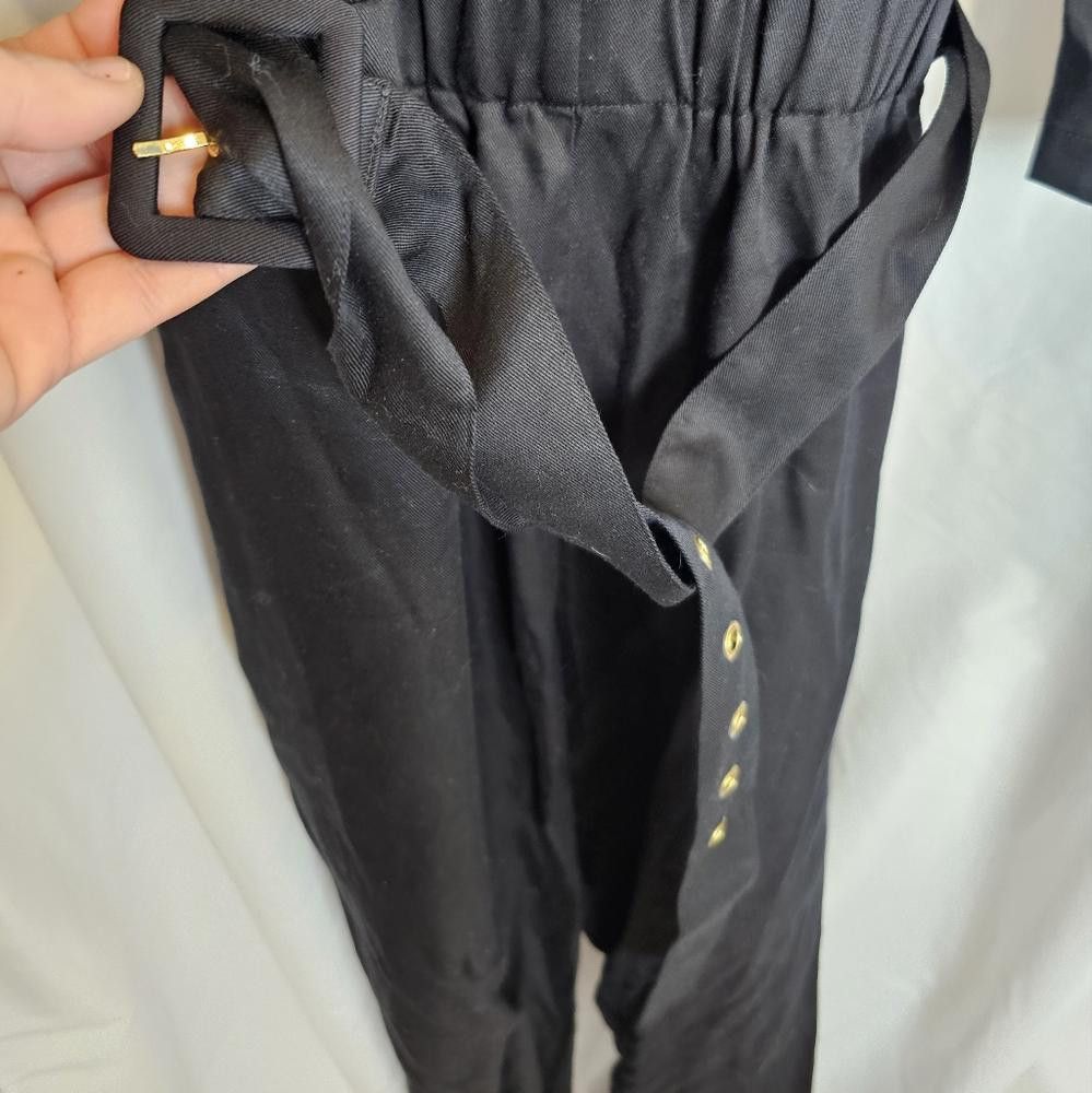 Imran Potato IMAN Global Jumpsuit Black Womens Size 1X Relaxed Longsleeve Size ONE SIZE - 4 Thumbnail