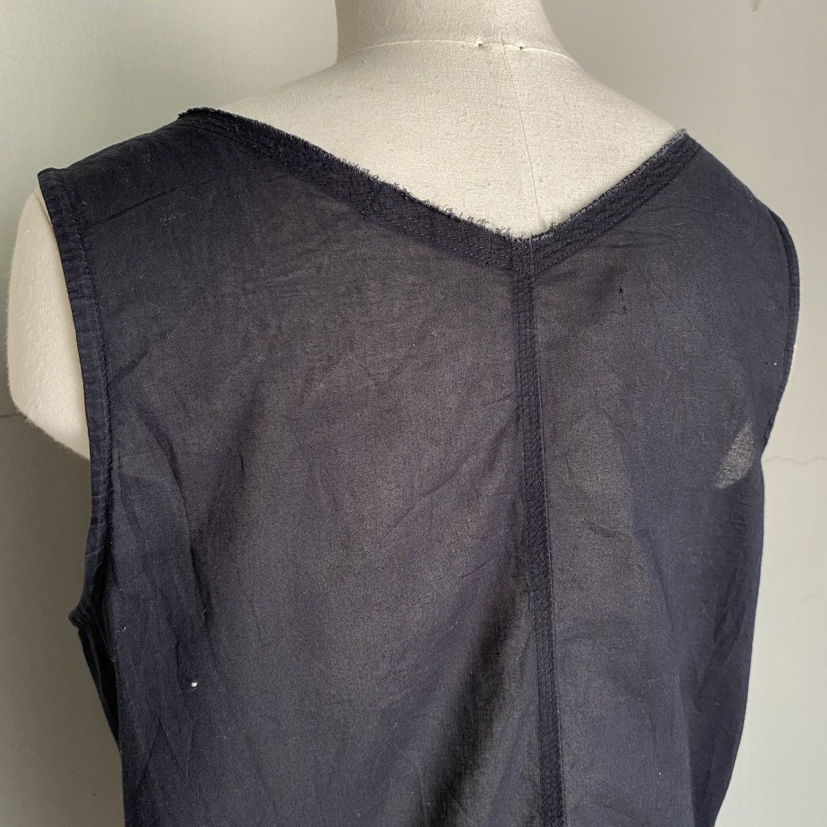 Zucca ZUCCA Black Sleeveless Blouse Size M / US 6-8 / IT 42-44 - 12 Thumbnail