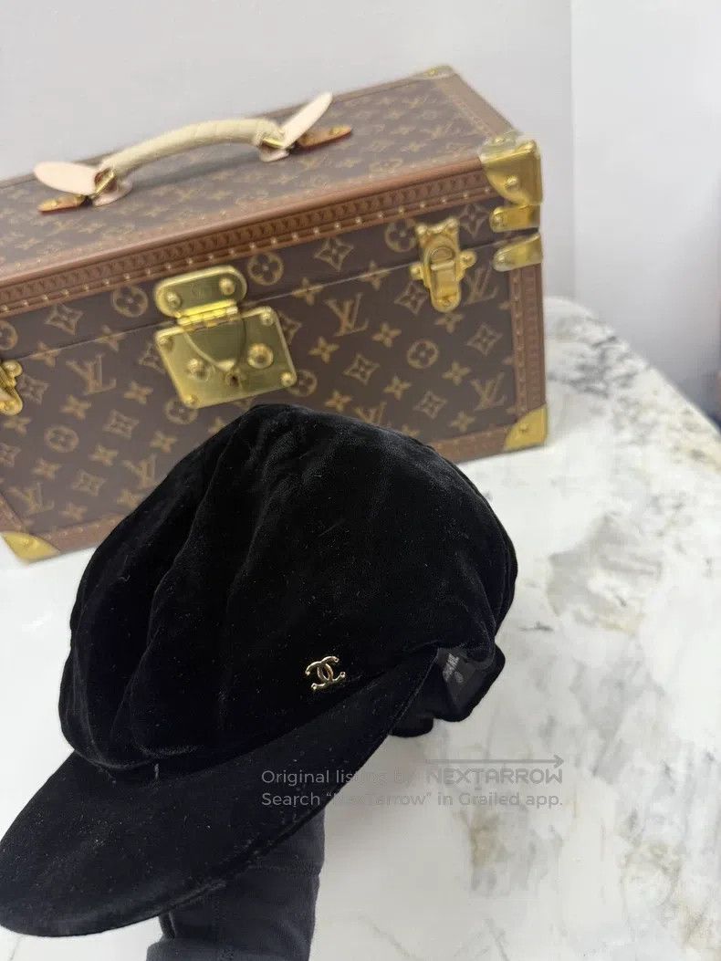 Chanel Chanel SizeL Velvet baseball cap Size ONE SIZE - 2 Thumbnail