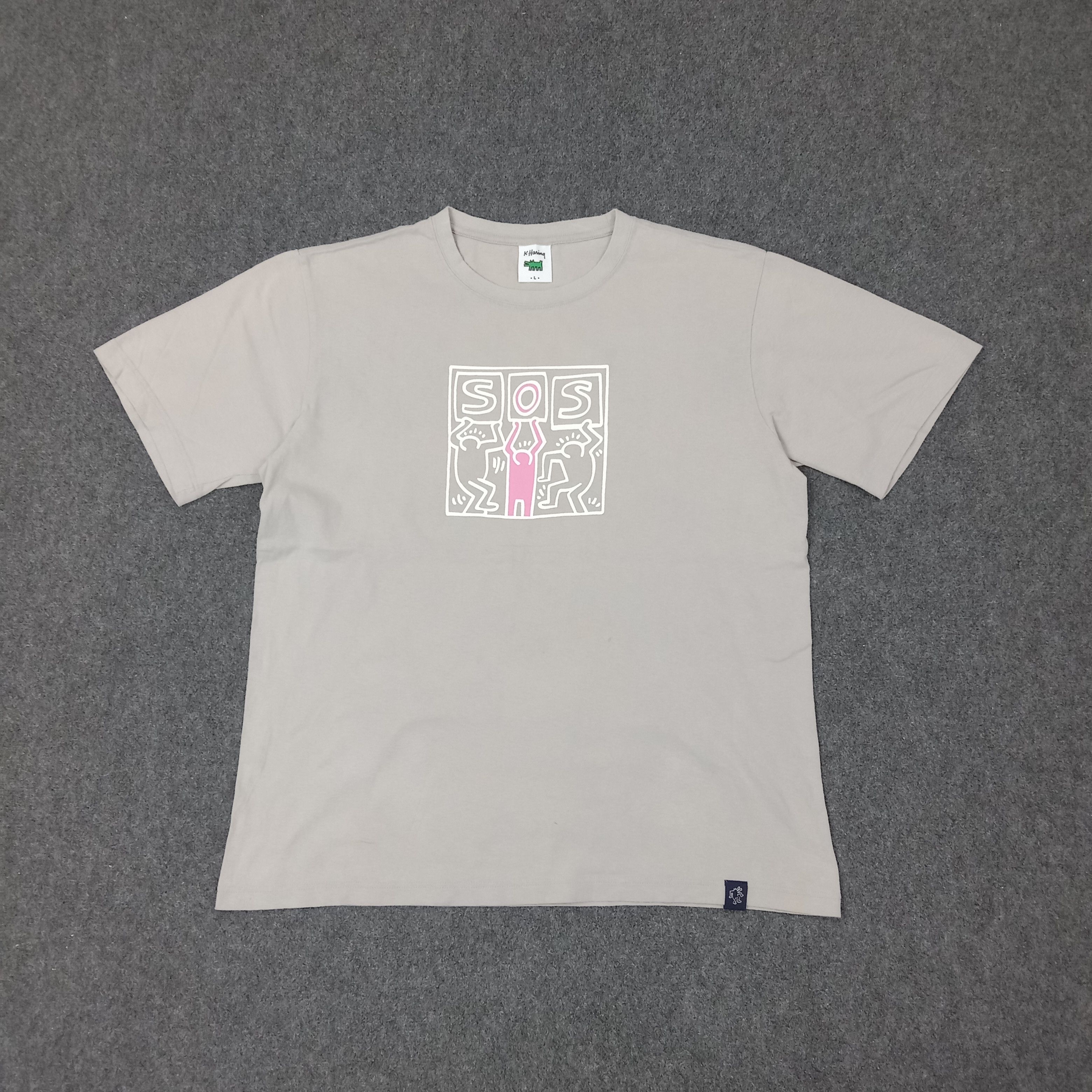 Keith Haring Keith Haring Designer Artwork Tshirt C223N77 Size US L / EU 52-54 / 3 - 1 Thumbnail