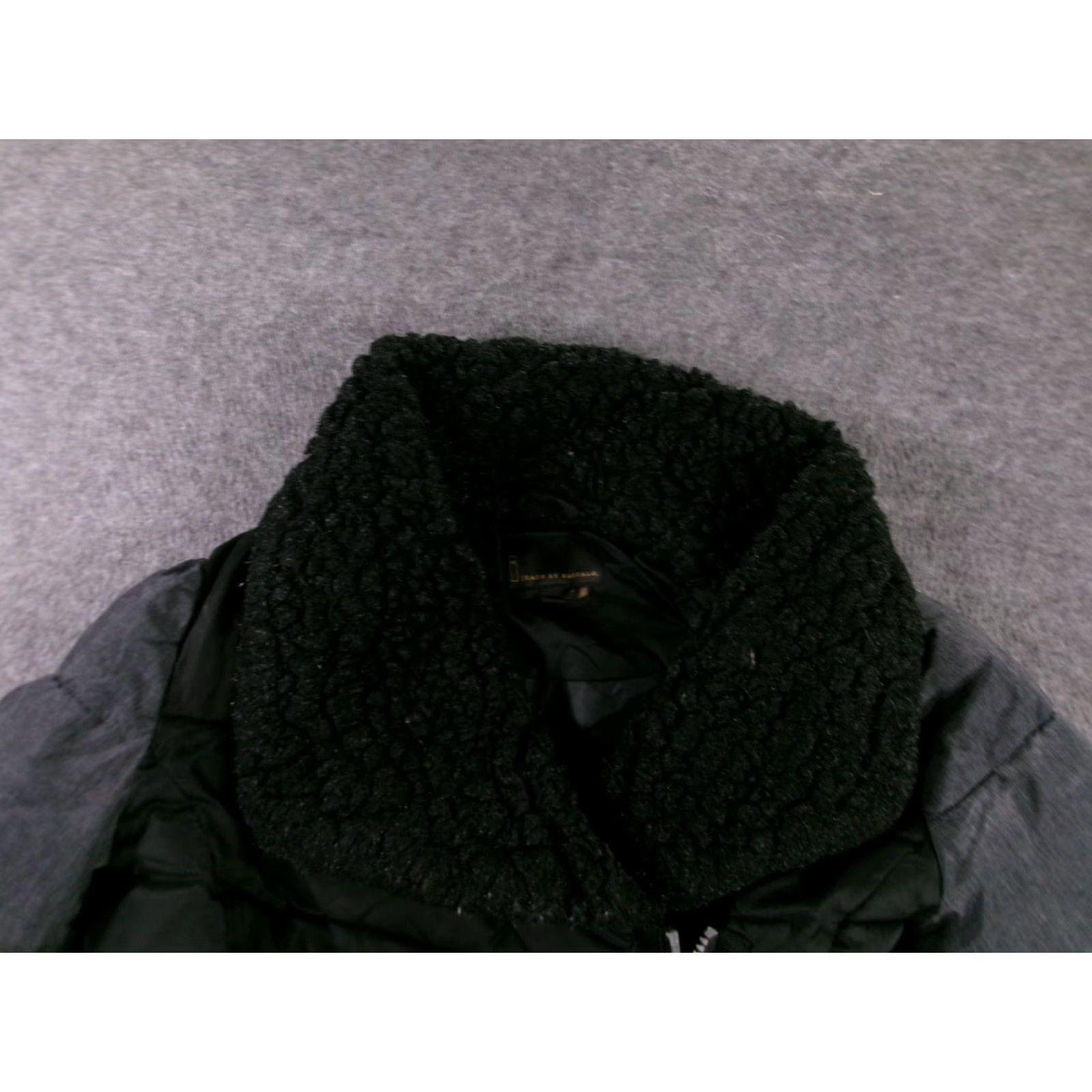 Cole Haan Cole Haan Black Faux Fur Puffer Jacket Women S Mid-Length Zip Insulated Lined Pockets Warm Winter Casual 90s Chic Size 28" / US 6 / IT 42 - 2 Thumbnail