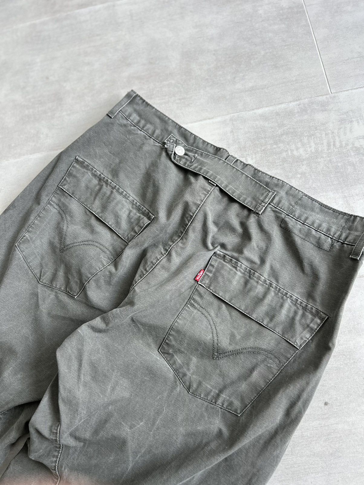 Levi's Levi’s Engineered Jeans Gray Wide Leg Zip Hem Pants W34 L34 Size US 34 / EU 50 - 12 Thumbnail