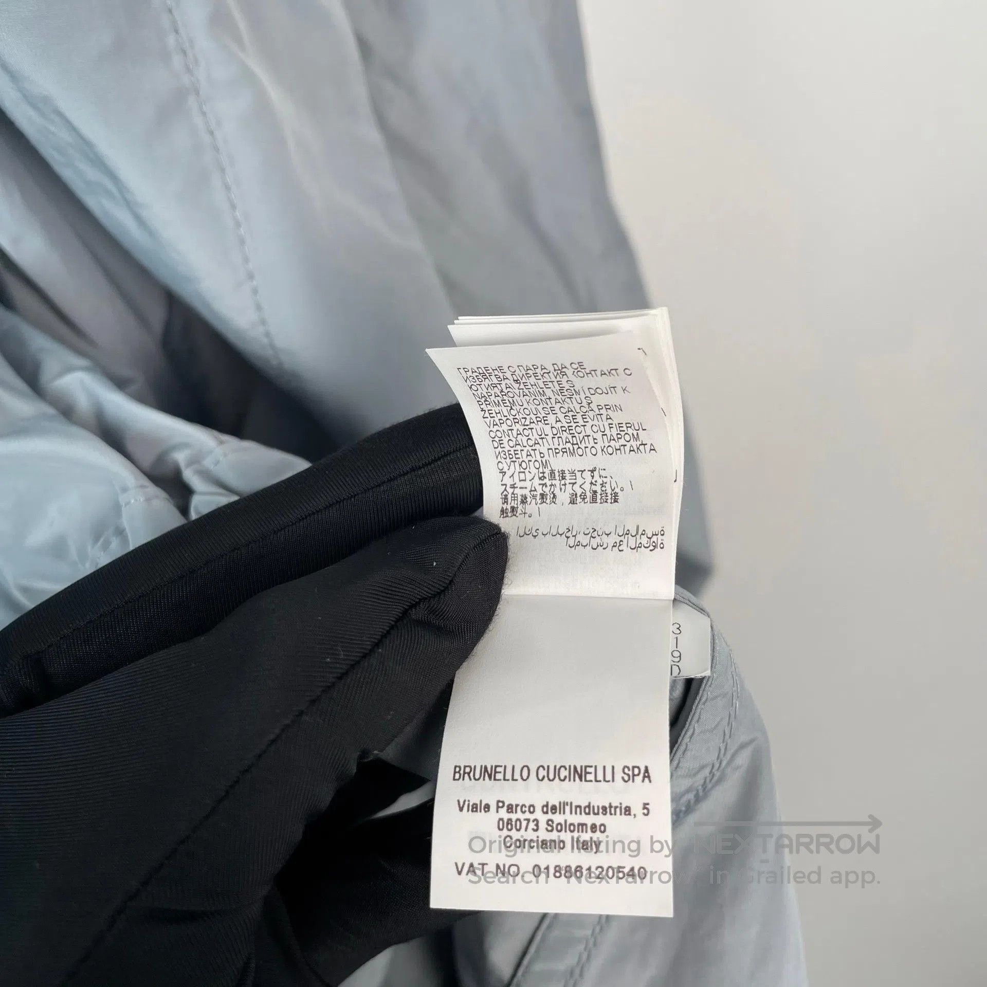 Brunello Cucinelli Brunello cucinelli Light blue baby blue long coat windbrea Size US M / EU 48-50 / 2 - 9 Thumbnail