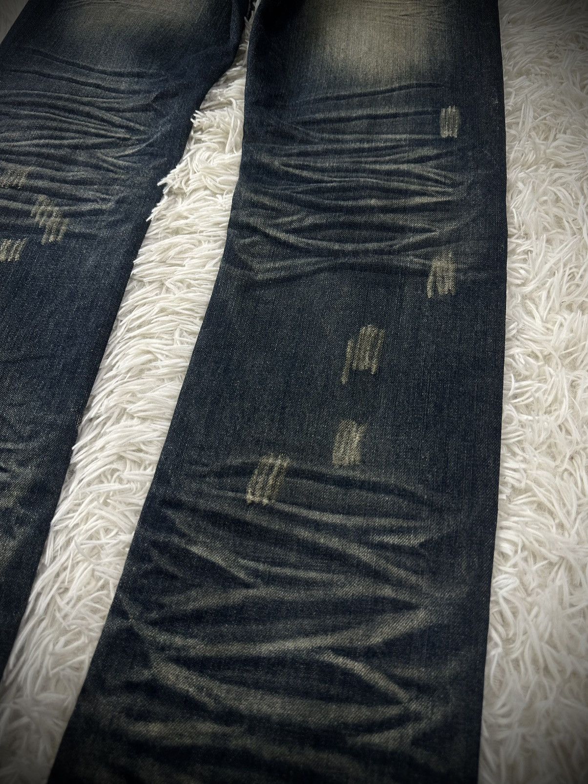 Japanese Brand rare 2000s DIVINER punk distressed denim jeans Size US 31 - 7 Thumbnail