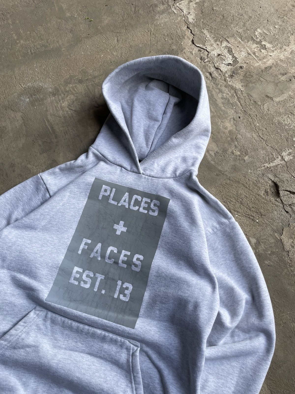 Japanese Brand × Places + Faces Vintage Places + Faces Big Logo Reflective Rare Hoodie Size US M / EU 48-50 / 2 - 4 Thumbnail