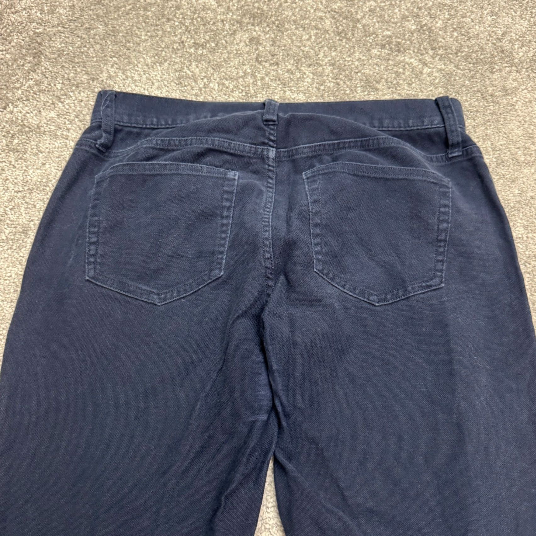 J.Crew VINTAGE J.CREW Slim Fit Chino Pants Mens 30x29 Cotton Blue Straight Business Casual Size US 30 / EU 46 - 4 Thumbnail