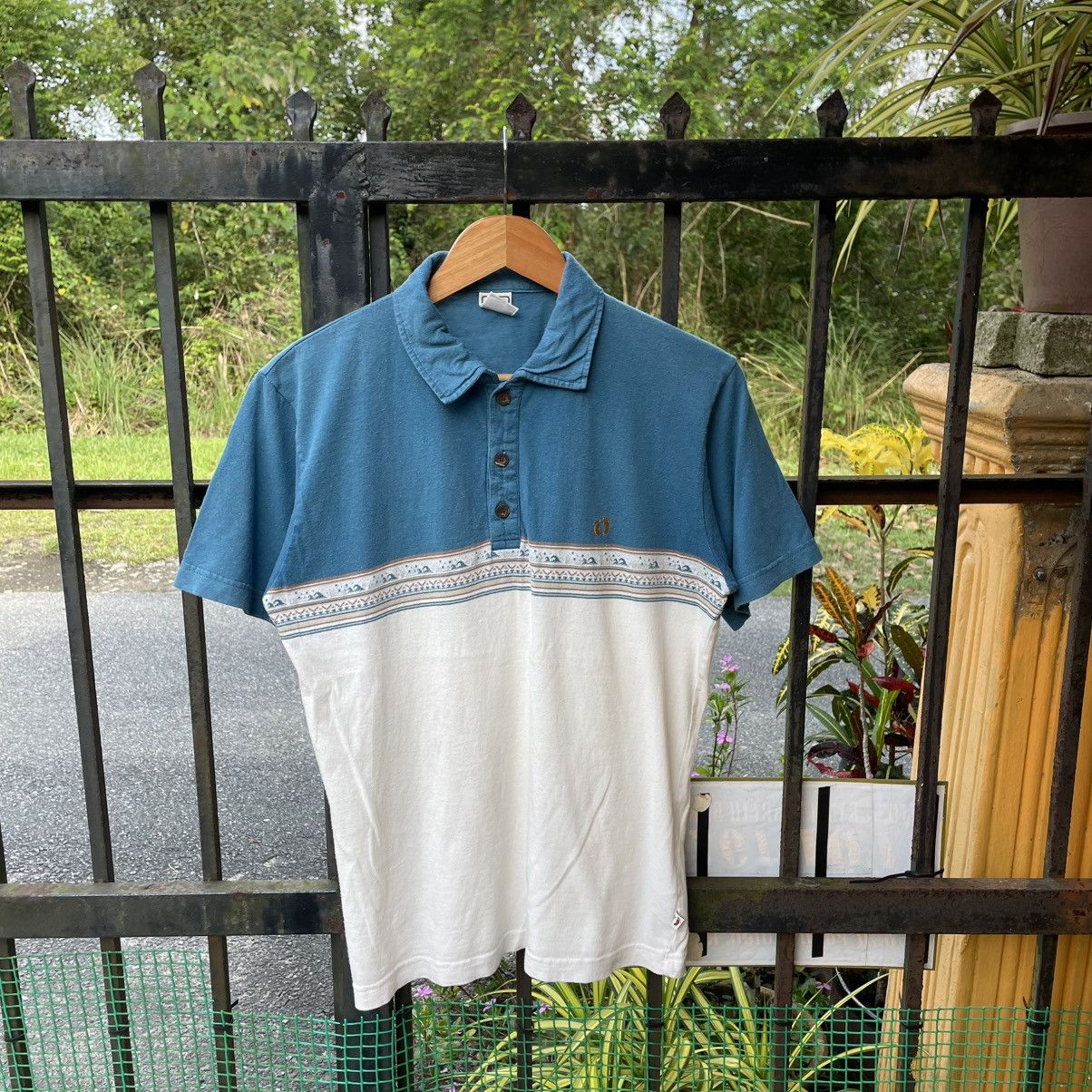 Hang Ten × Vintage 🔥Vintage Hang Ten Two Tone Surf Skate Polos Shirts Size US M / EU 48-50 / 2 - 1 Thumbnail
