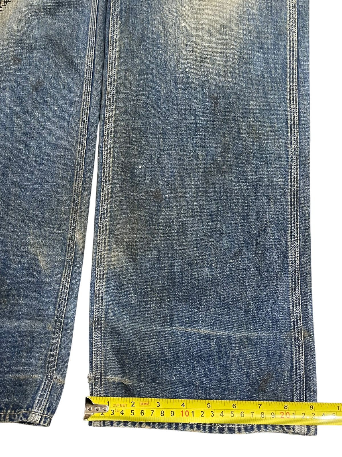 Stevenson Overall Co. Vintage Japan Stevenson Overall Co Mud Wash Carpenter Jeans Size US 30 / EU 46 - 18 Thumbnail