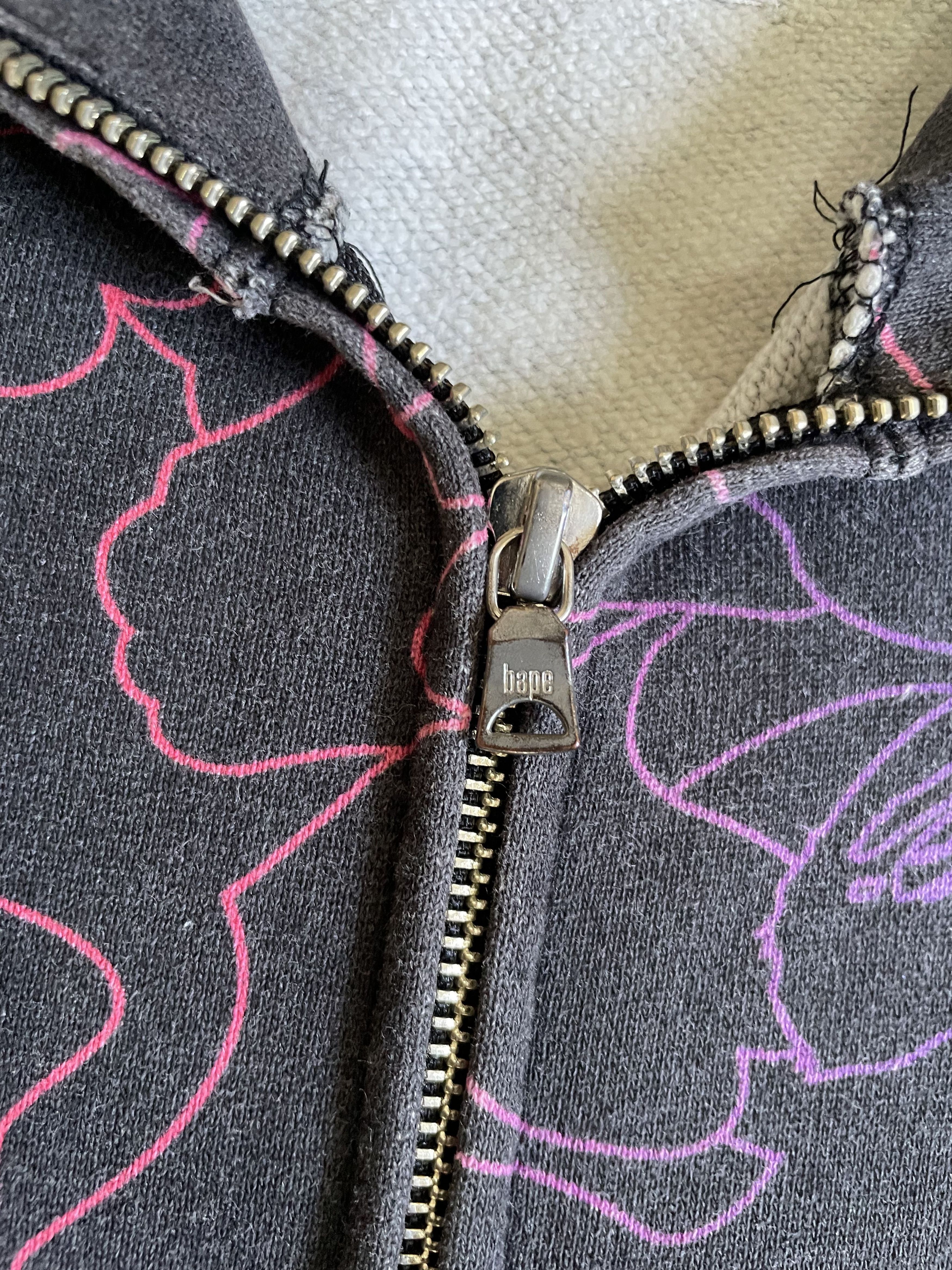 Bape Bape Shark Hoodie Pencil Neon Camo A Bathing Ape Size US M / EU 48-50 / 2 - 5 Thumbnail