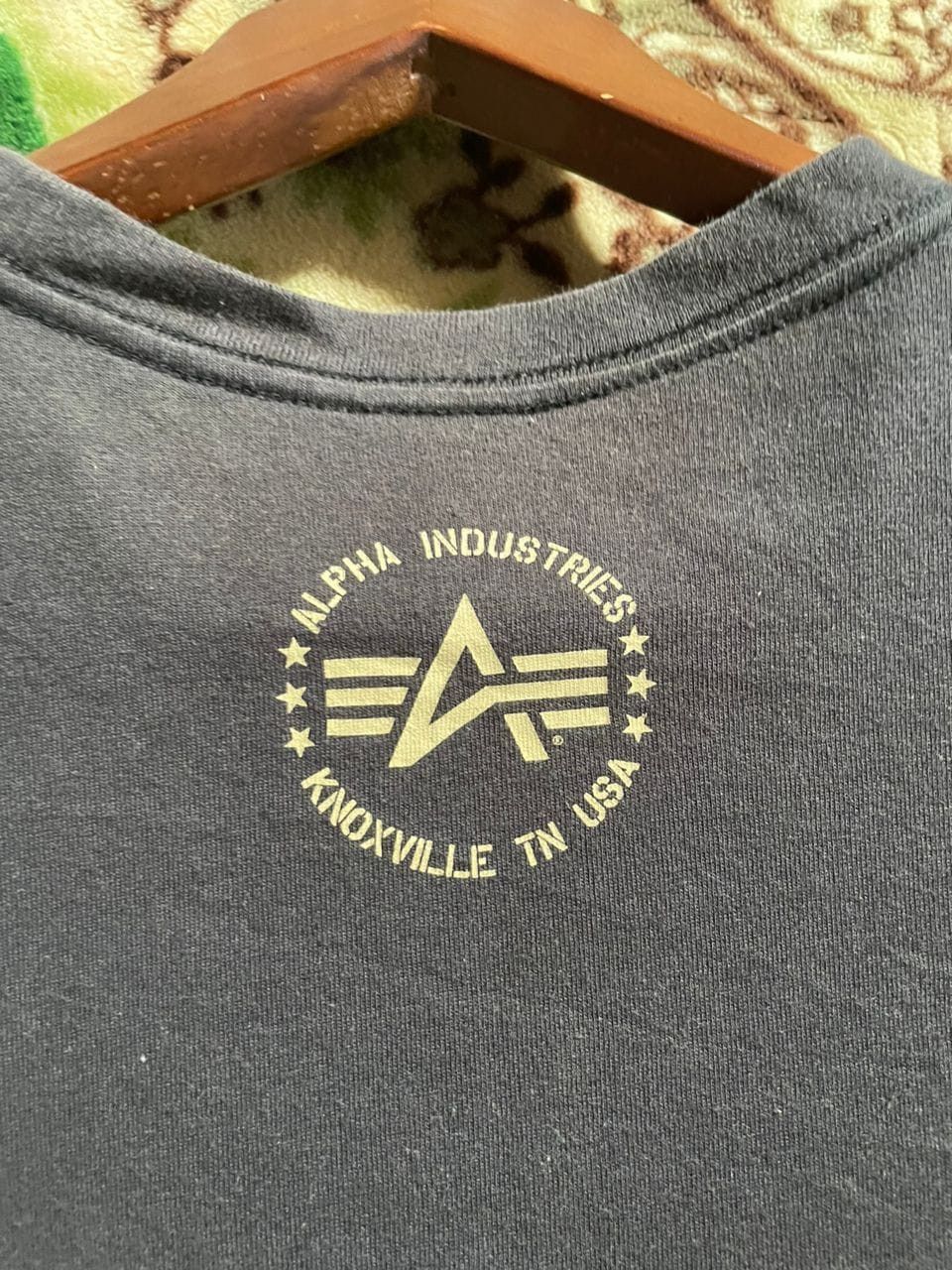Vintage free postage K7-07 military Alpha Industries Sweatshirt Size US L / EU 52-54 / 3 - 10 Thumbnail